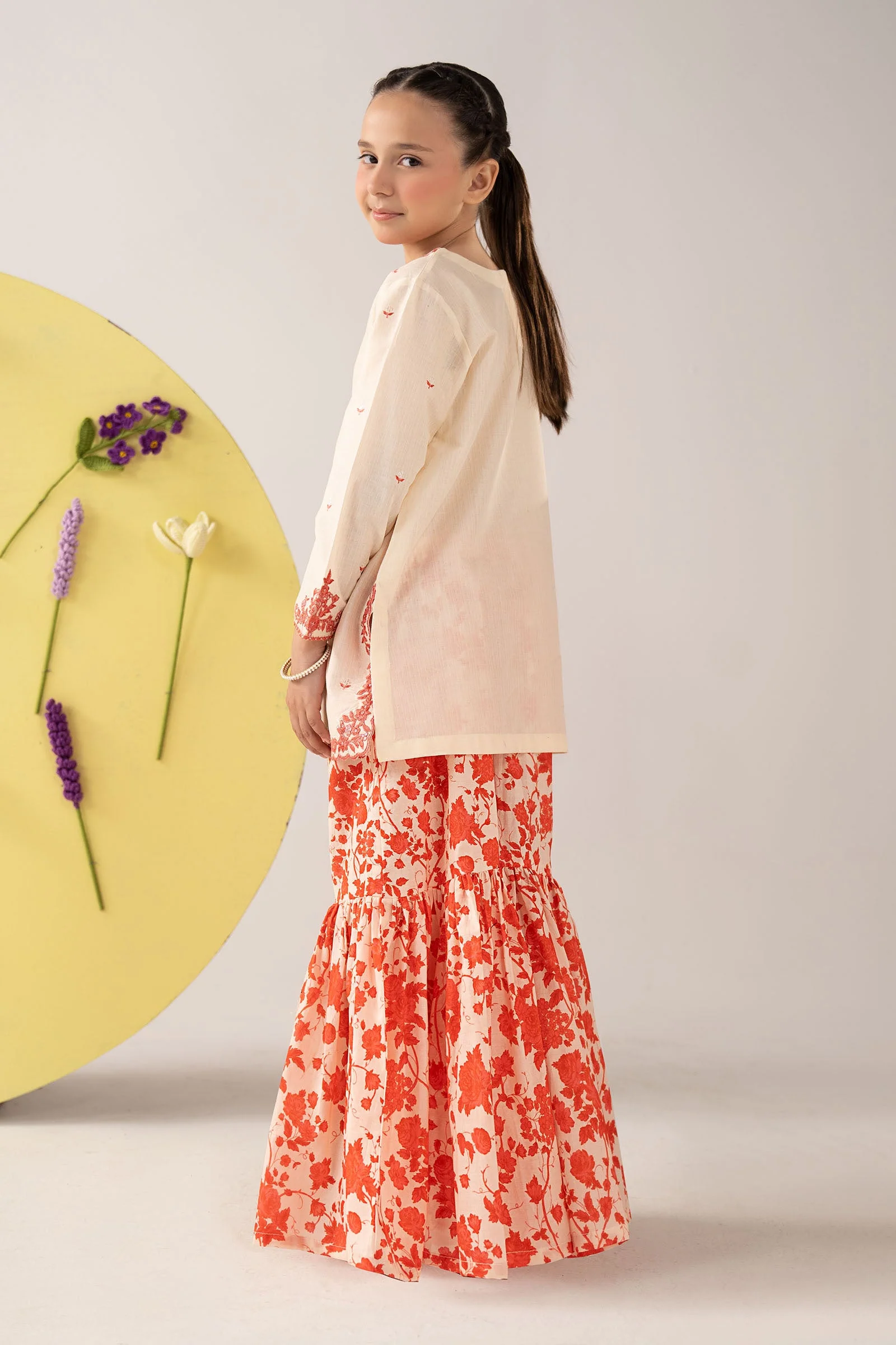 2 Piece Embroidered Dobby Lawn Suit - Image 6