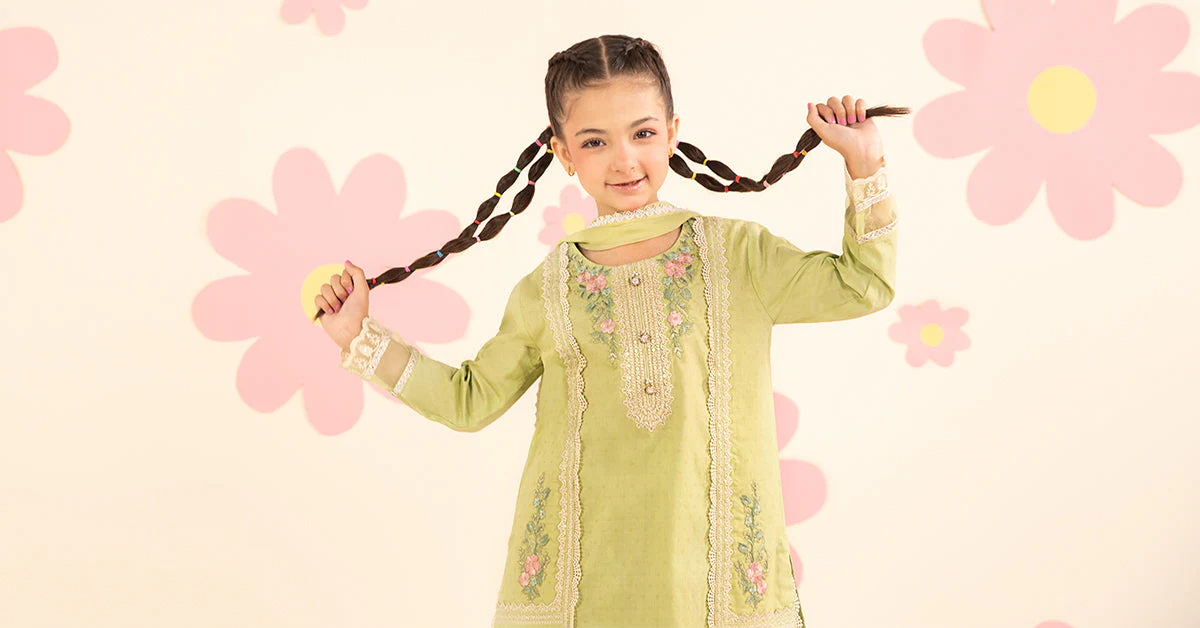 3 Piece Embroidered Dobby Lawn Suit - Image 7