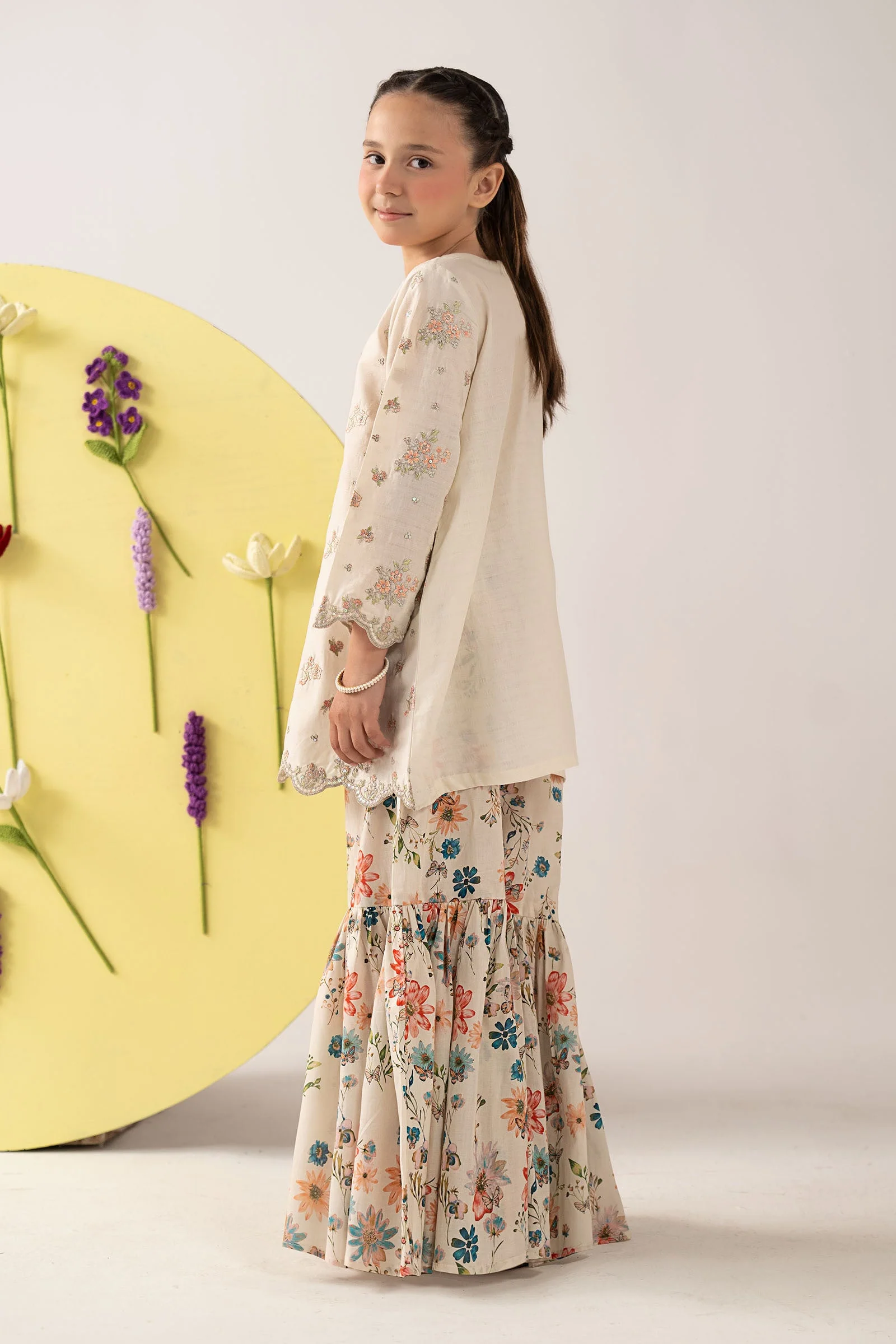 2 Piece Embroidered Dobby Lawn Suit - Image 6