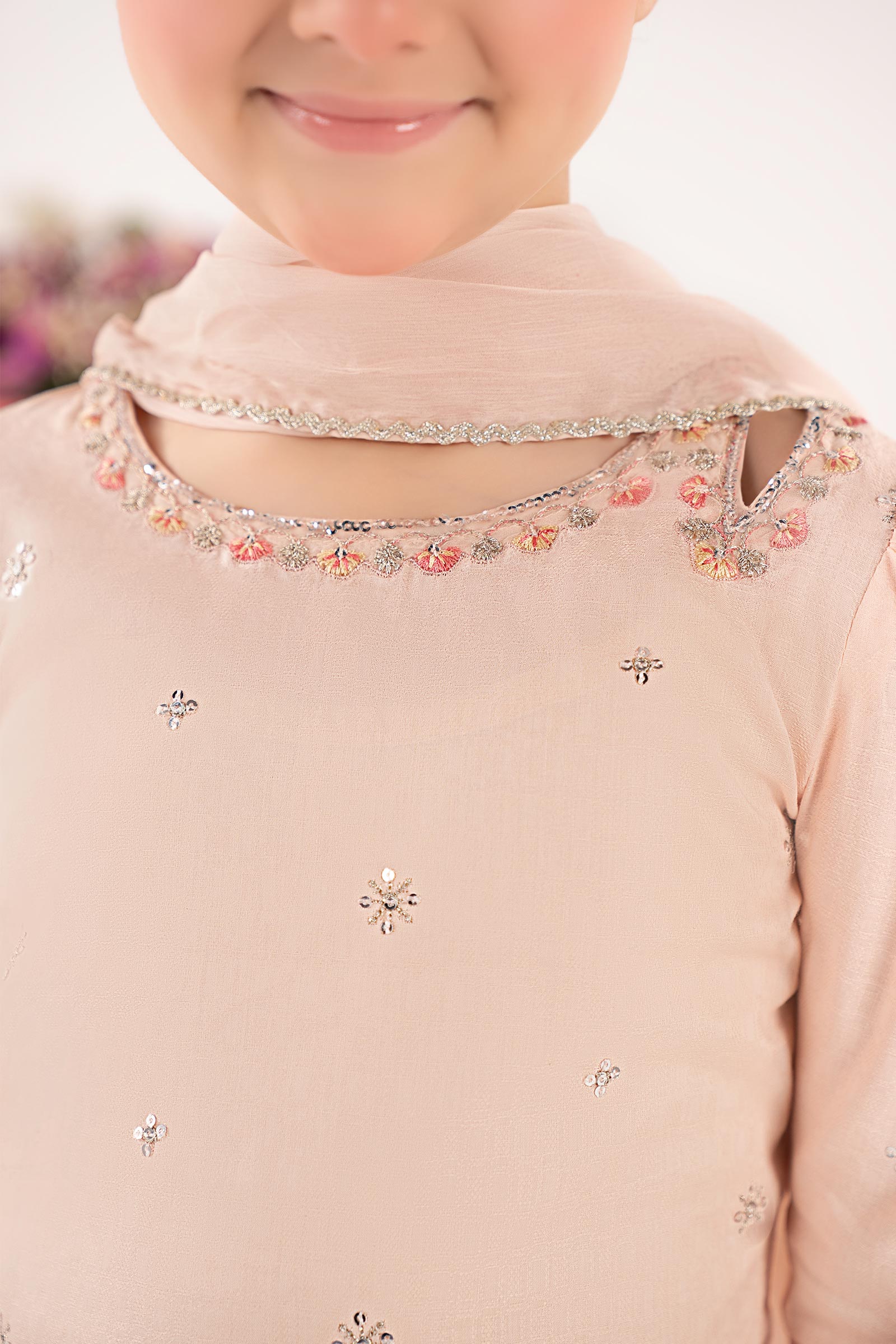 3 Piece Embroidered Dobby Lawn Suit - Image 2