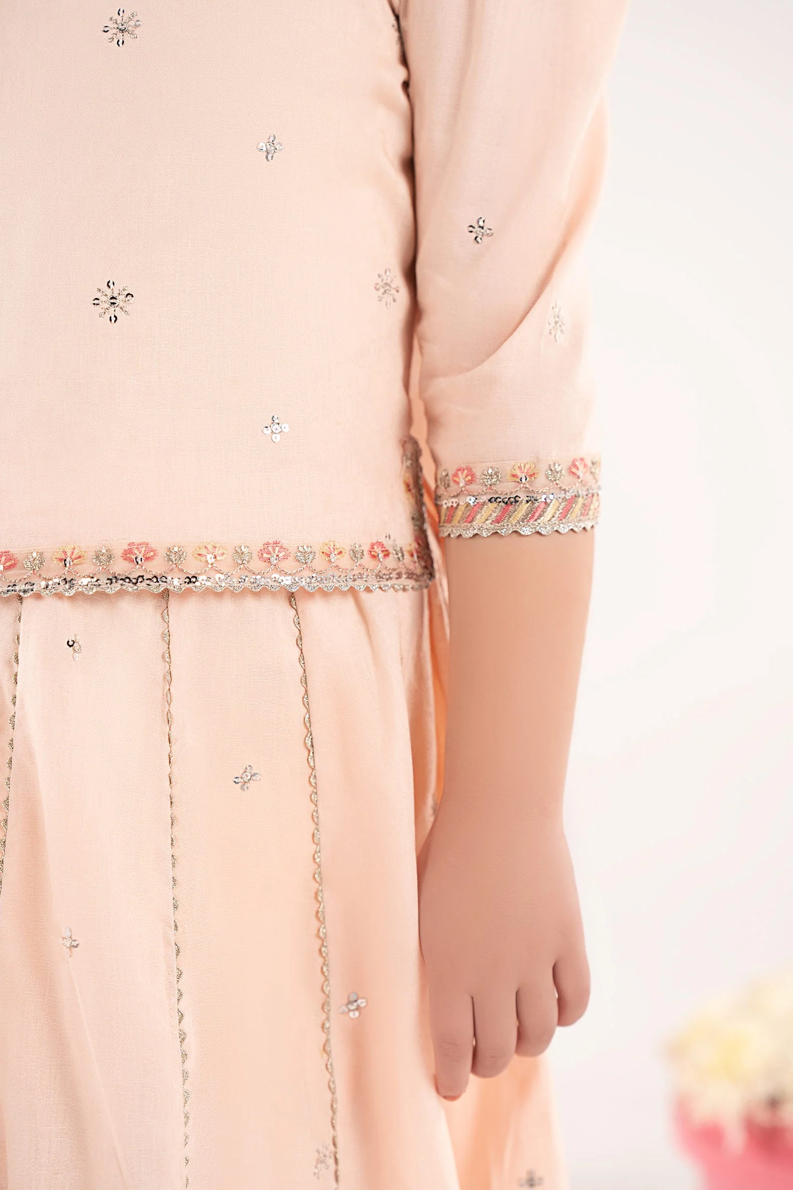 3 Piece Embroidered Dobby Lawn Suit - Image 3