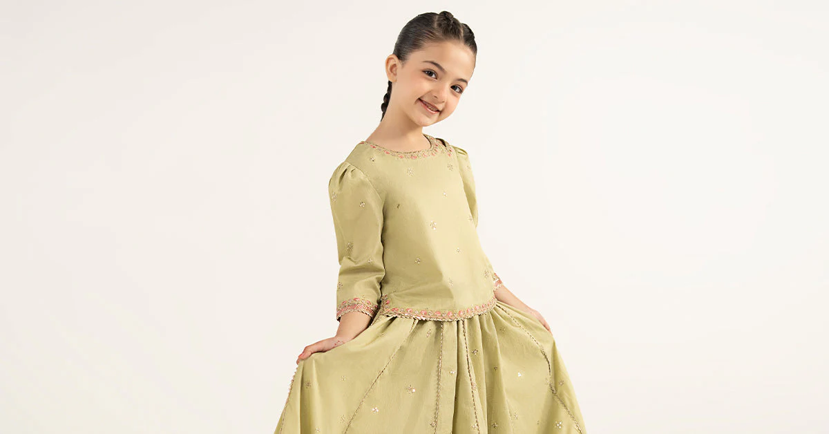 3 Piece Embroidered Dobby Lawn Suit - Image 8