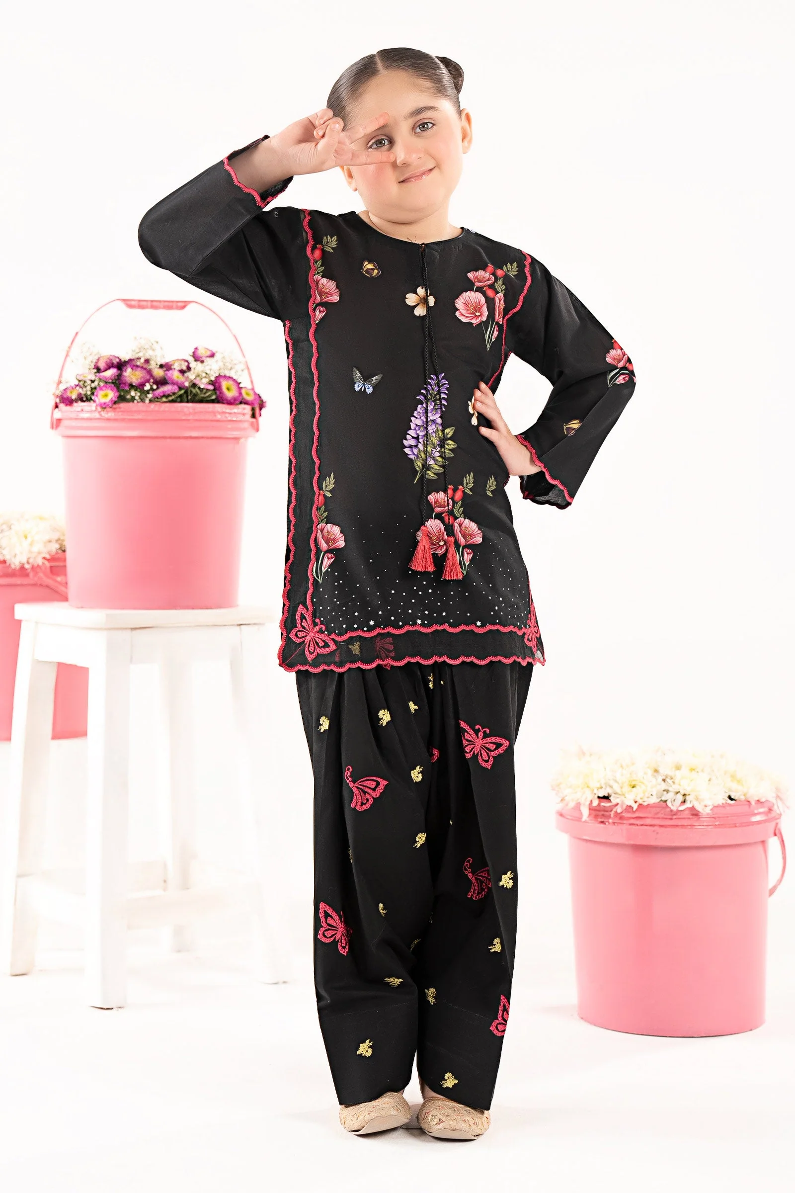 2 Piece Embroidered Lawn Suit - Image 2