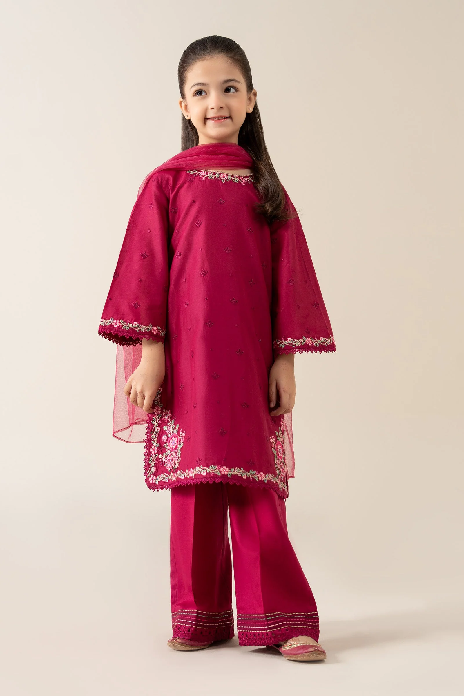 3 Piece Embroidered Lawn Suit