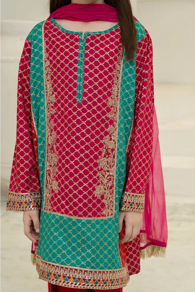 Suit Pink MKD-W22-29 - Image 2