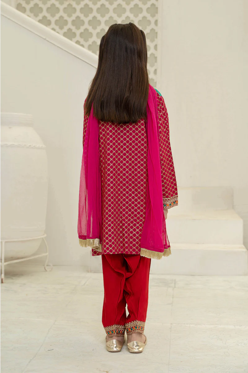 Suit Pink MKD-W22-29 - Image 4