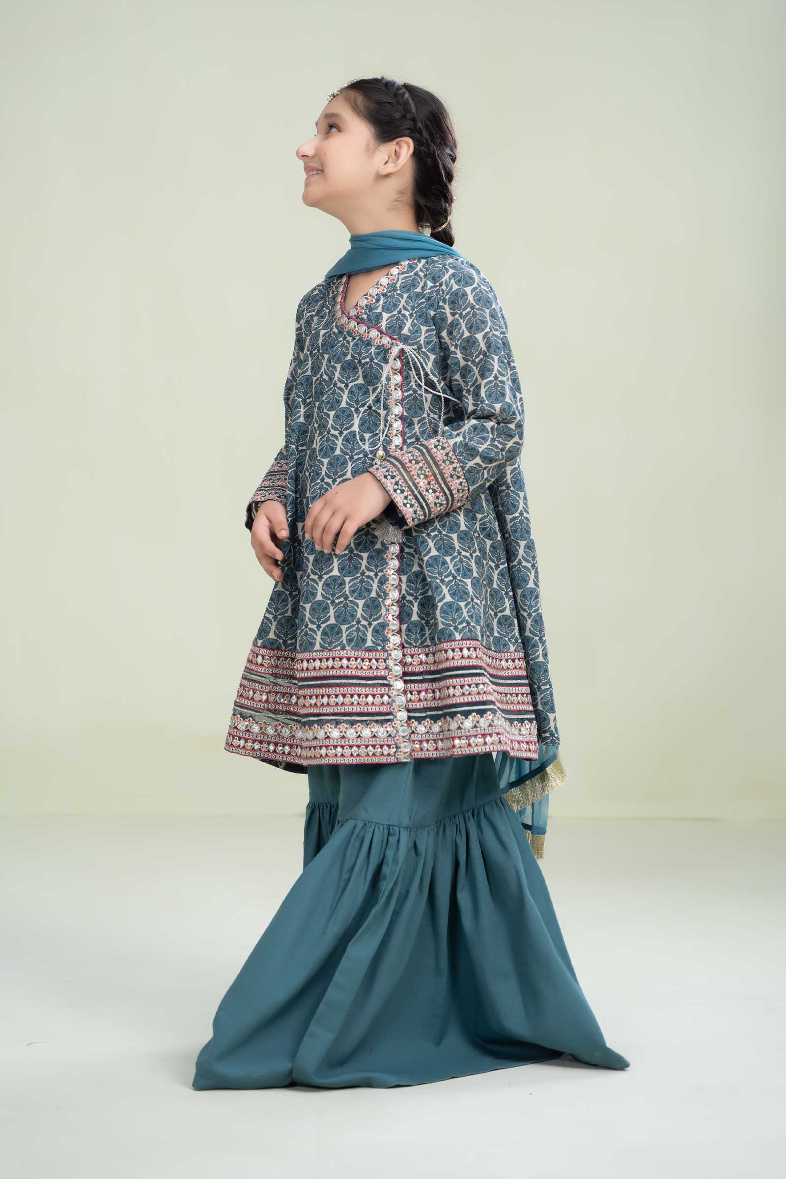 Suit Teal Blue MKD-W23-09 - Image 4