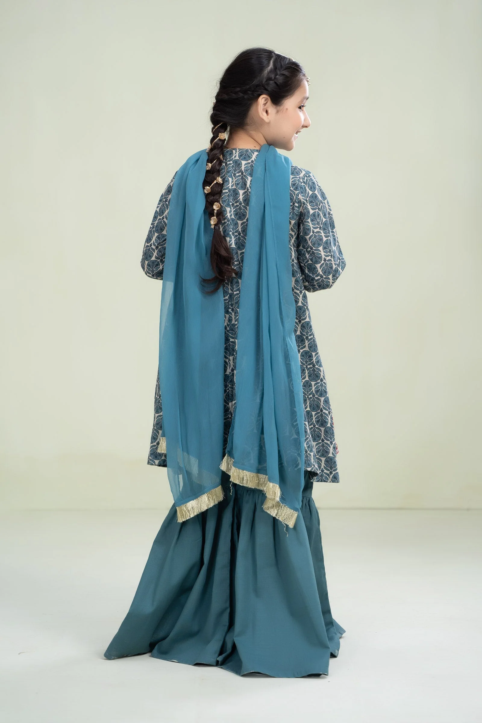 Suit Teal Blue MKD-W23-09 - Image 5