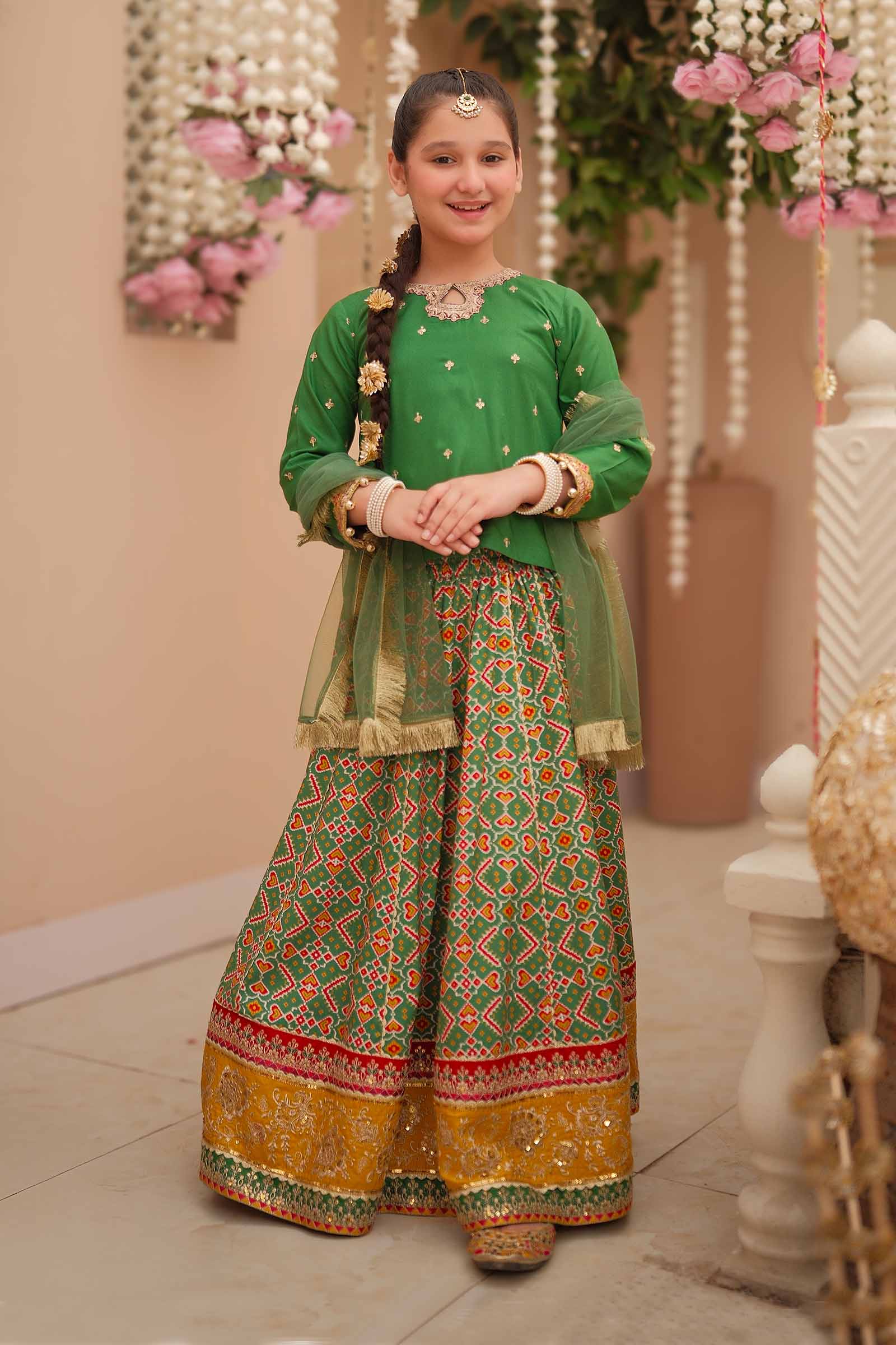 3 Piece Embroidered Linen Suit