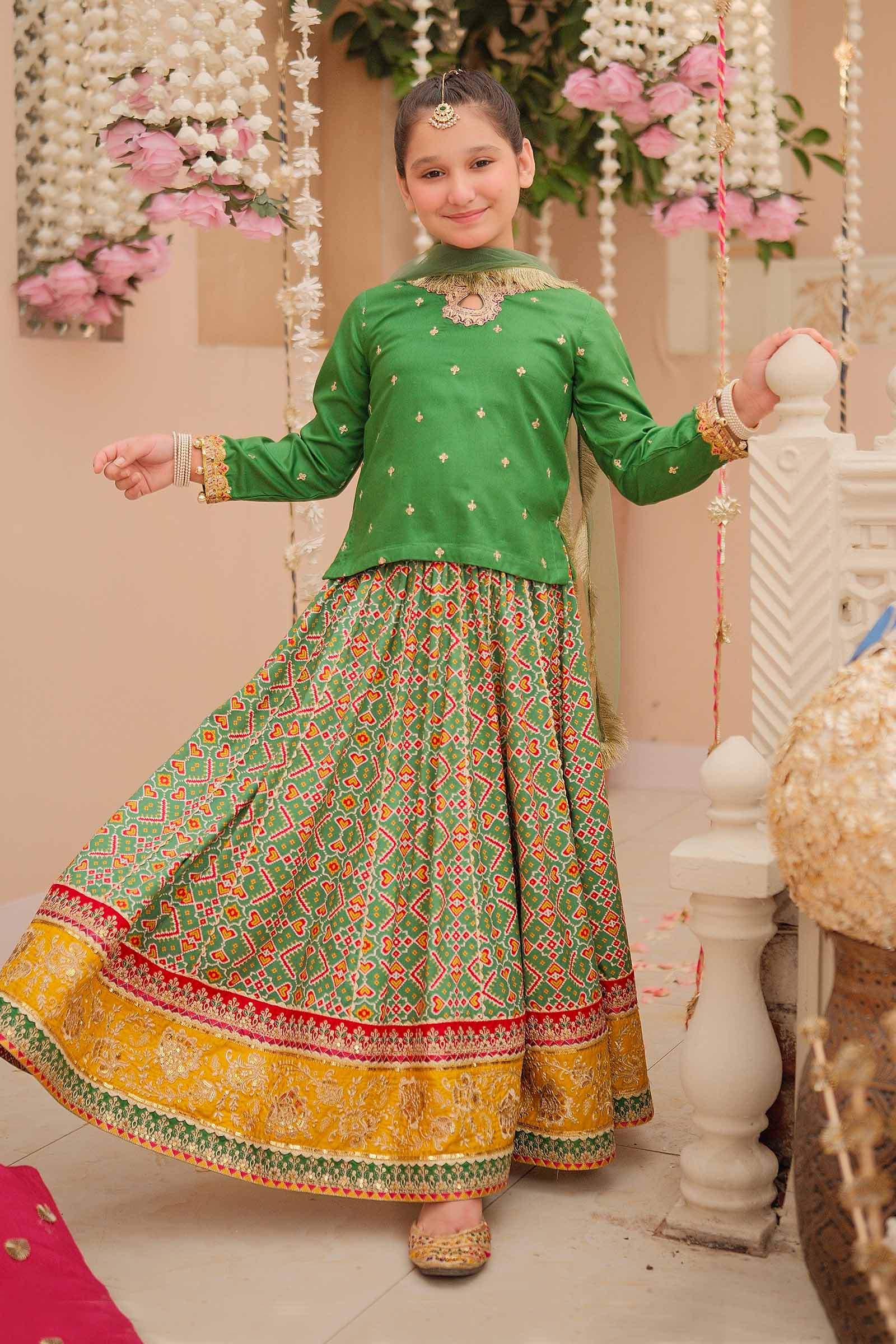 3 Piece Embroidered Linen Suit - Image 3