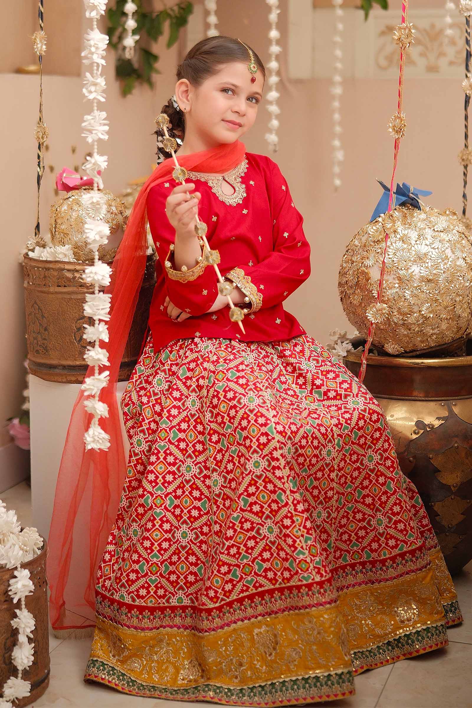3 Piece Embroidered Linen Suit - Image 4