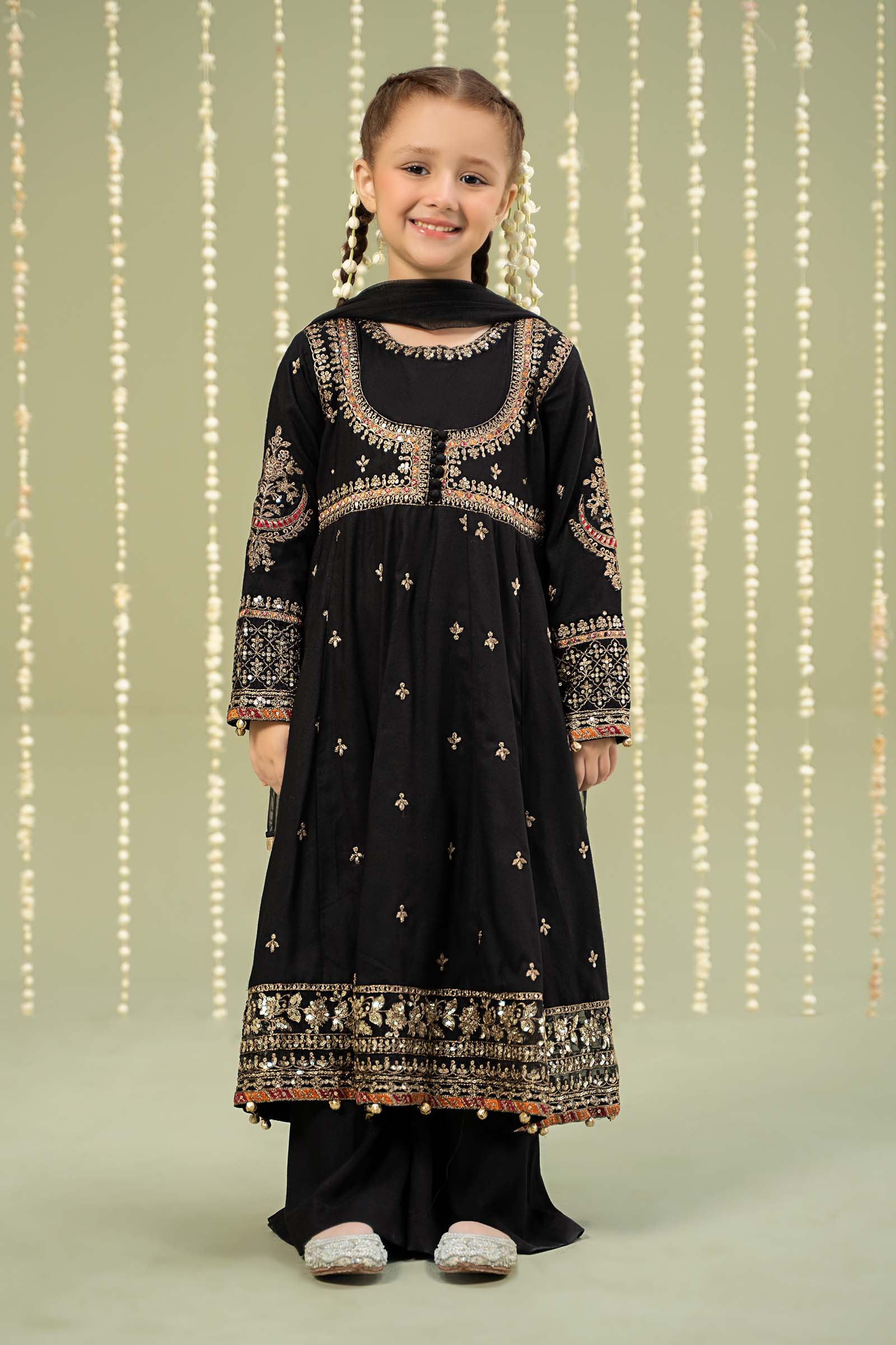 3 Piece Embroidered Linen Suit