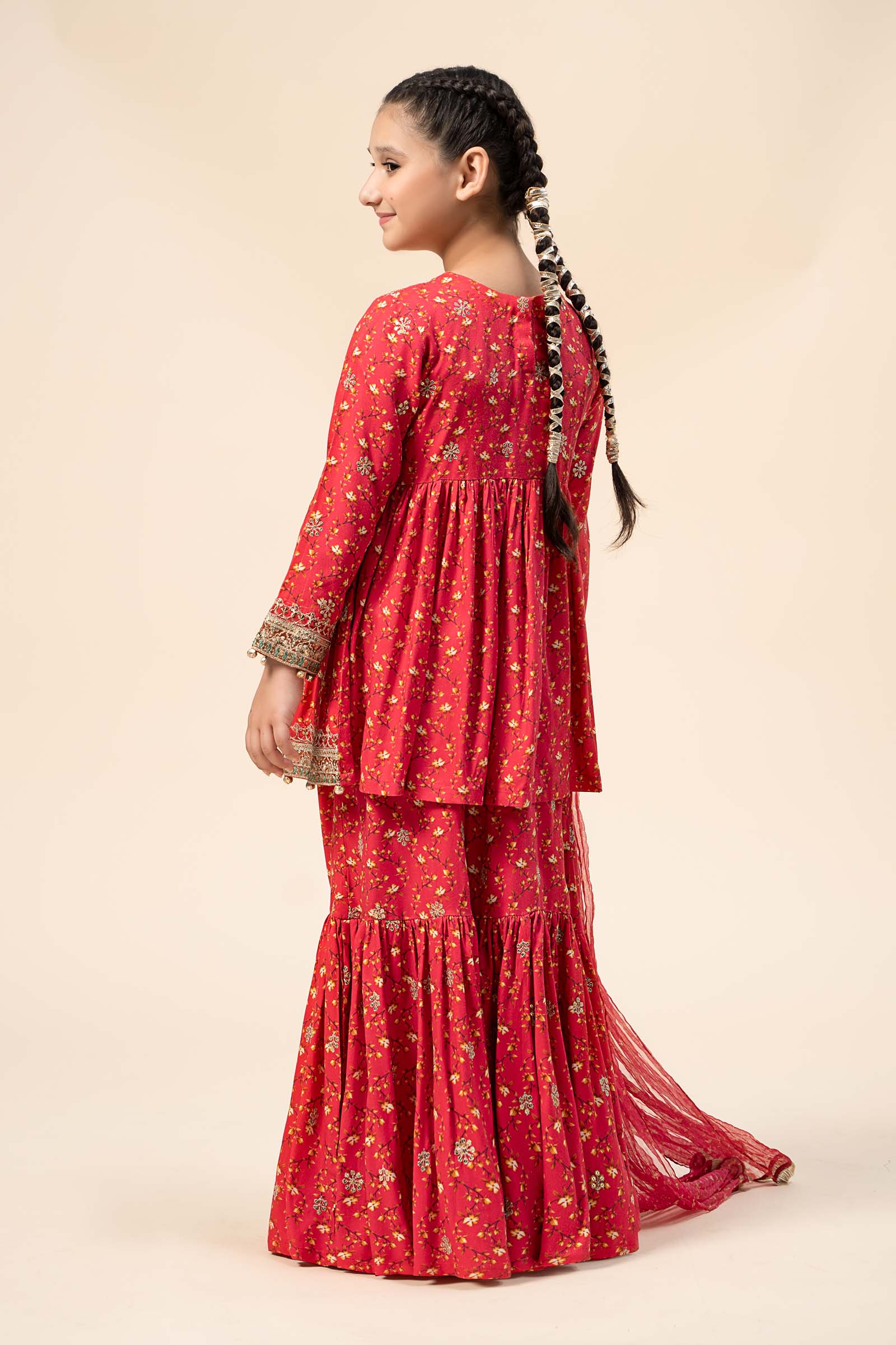 3 Piece Embroidered Marina Twill Suit - Image 10