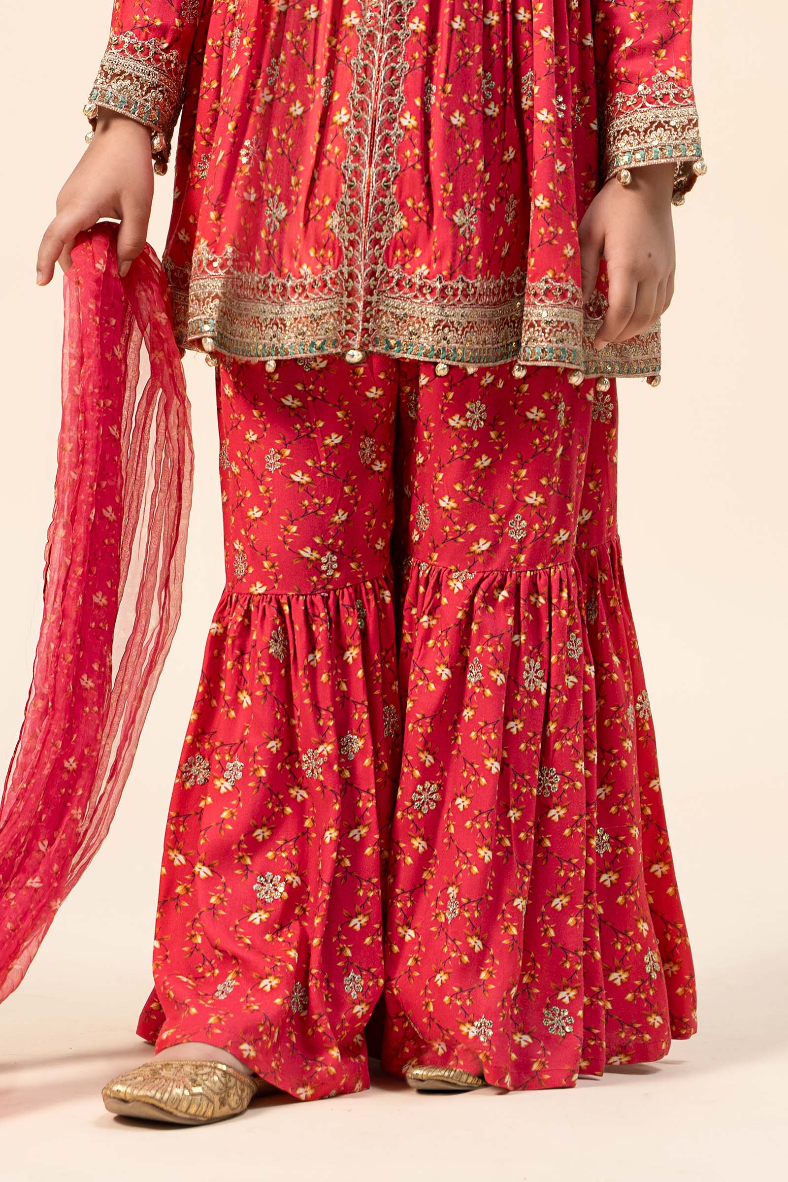 3 Piece Embroidered Marina Twill Suit - Image 8
