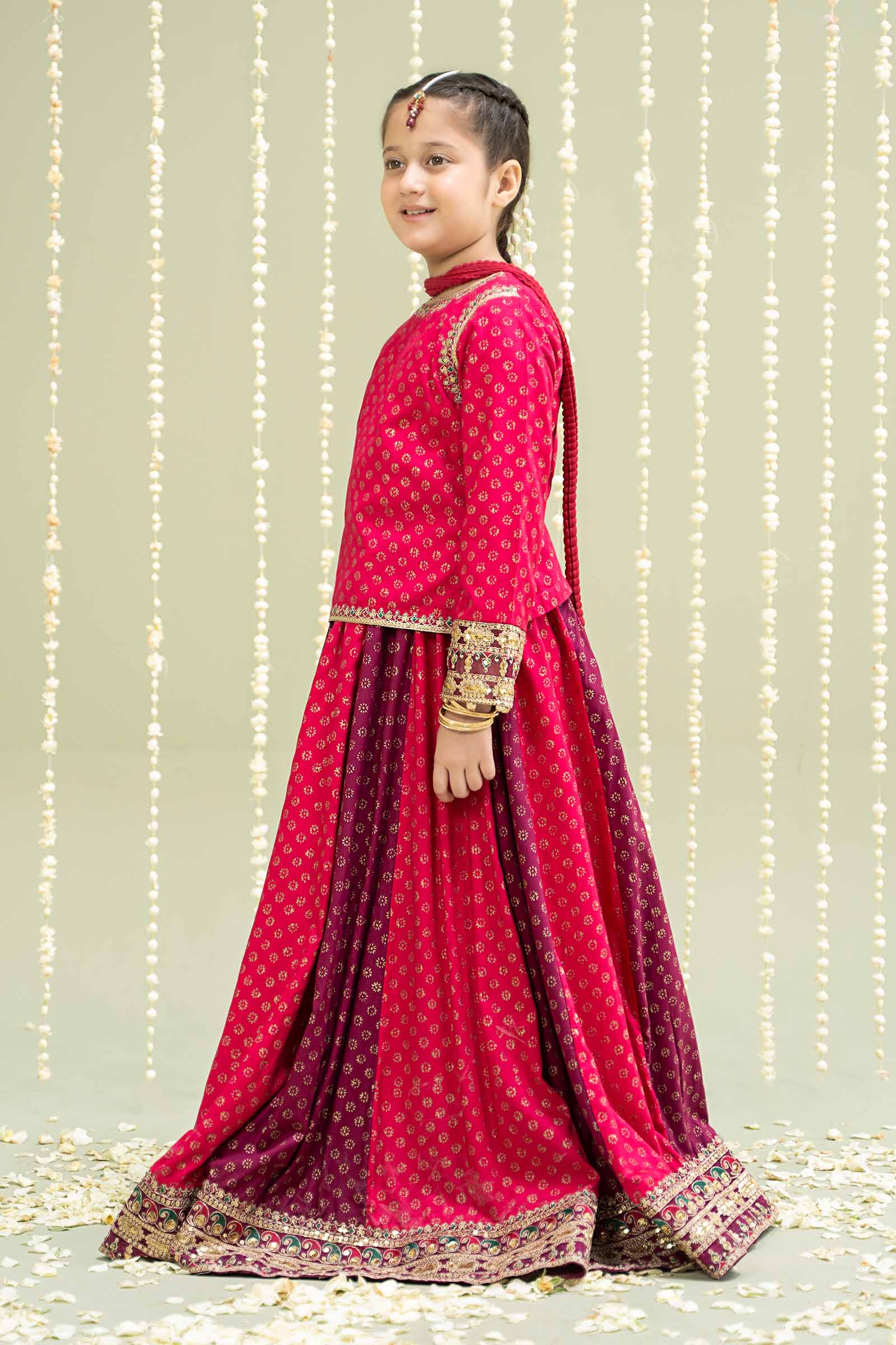 3 Piece Printed Linen Suit - Image 4