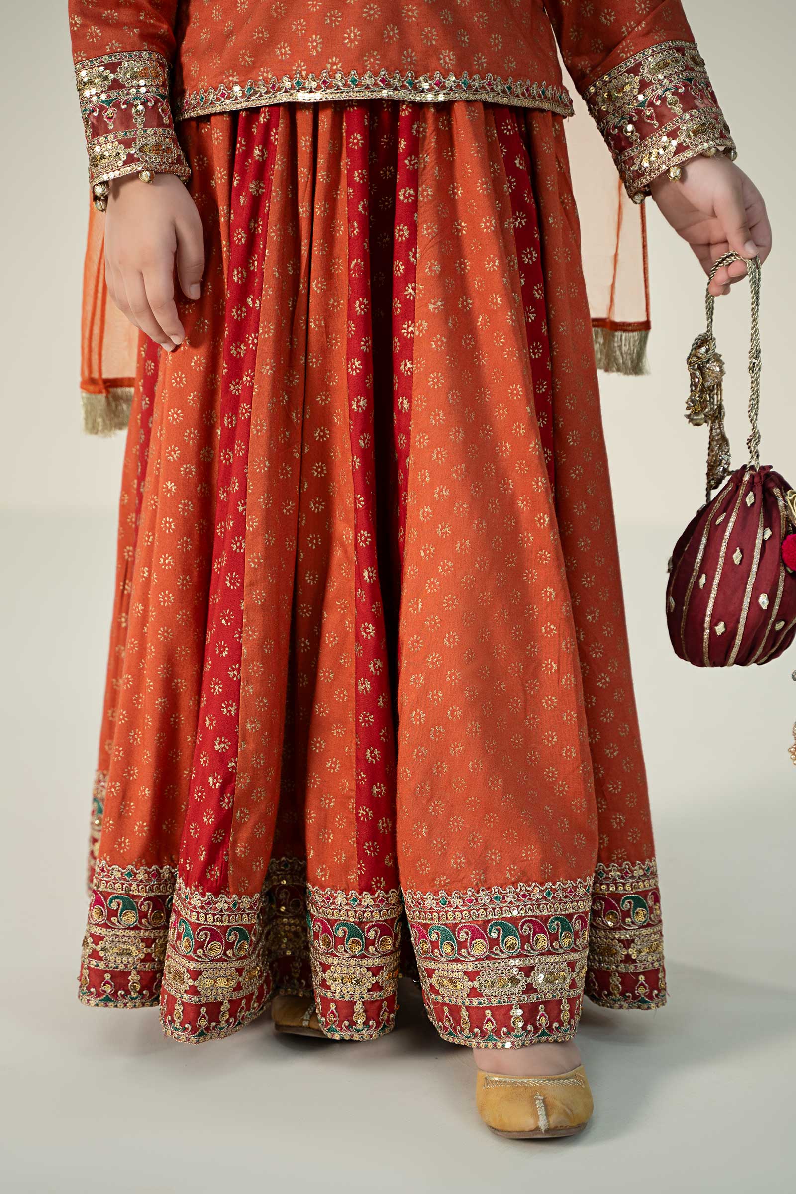 3 Piece Printed Linen Suit - Image 4