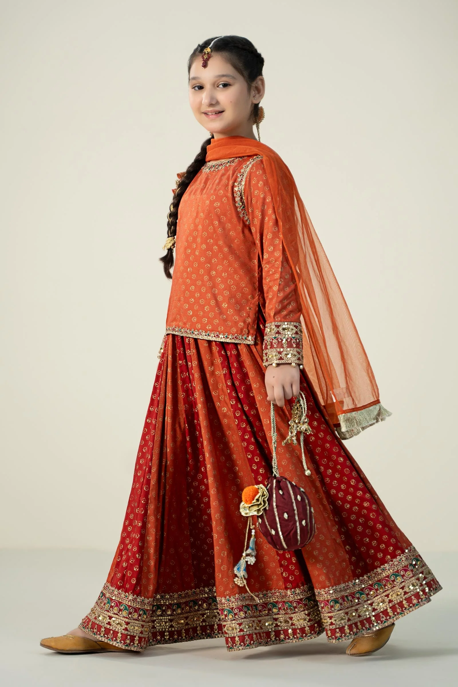 3 Piece Printed Linen Suit - Image 6