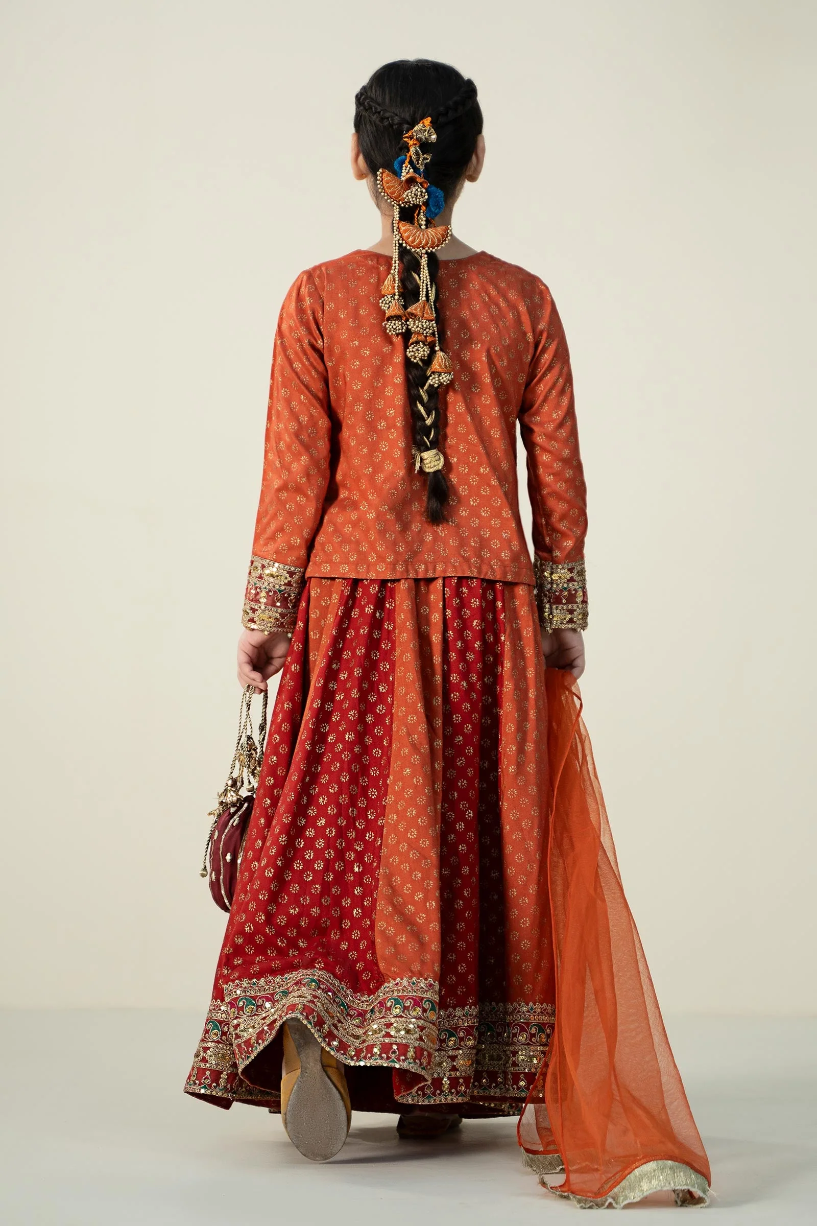 3 Piece Printed Linen Suit - Image 7