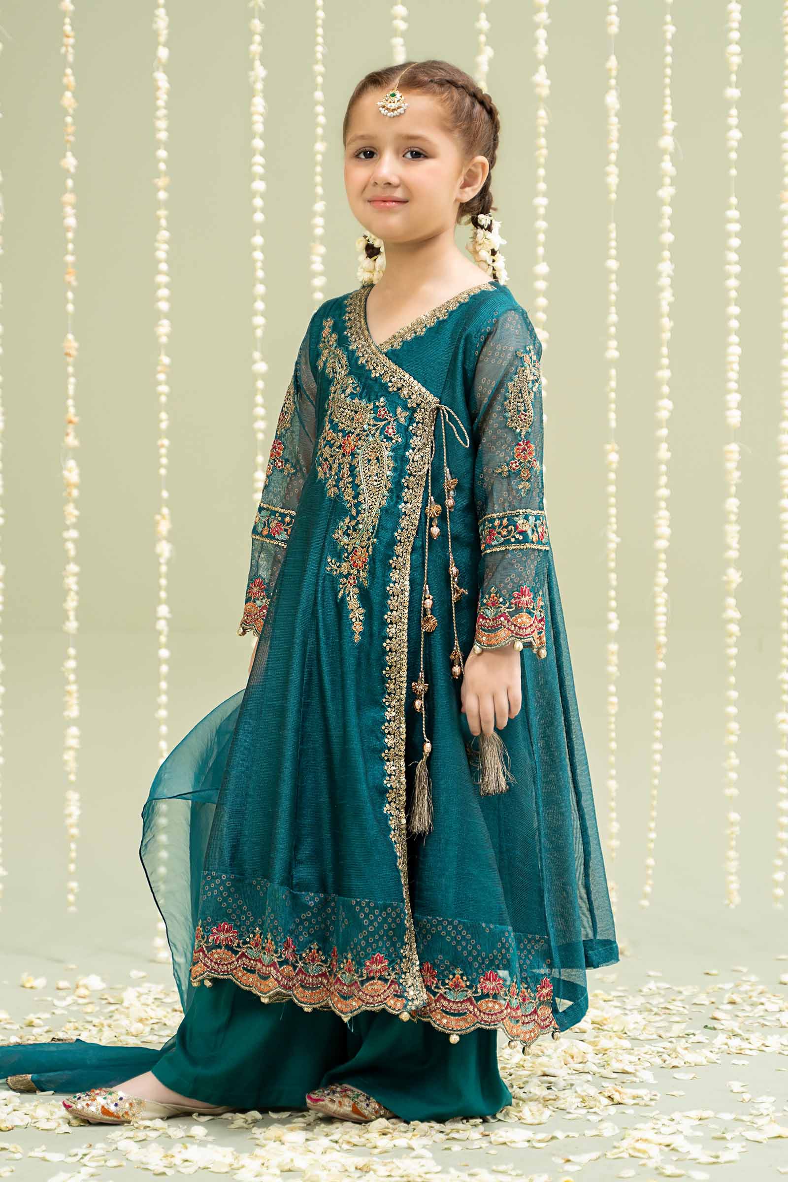 3 Piece Embroidered Paper Cotton Suit - Image 6