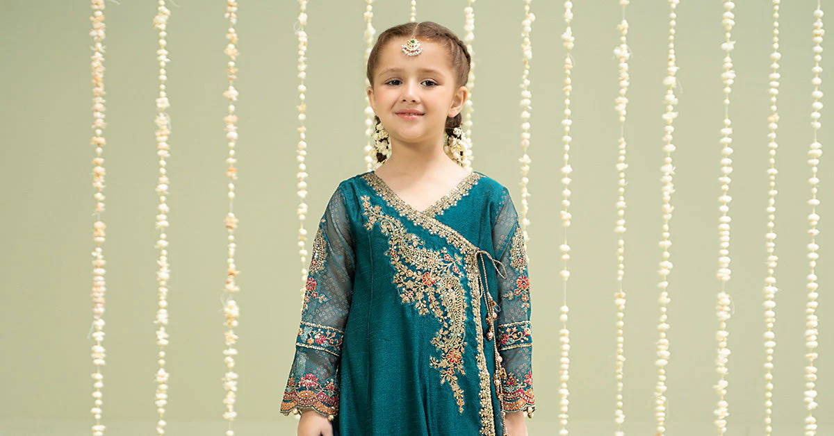 3 Piece Embroidered Paper Cotton Suit - Image 8