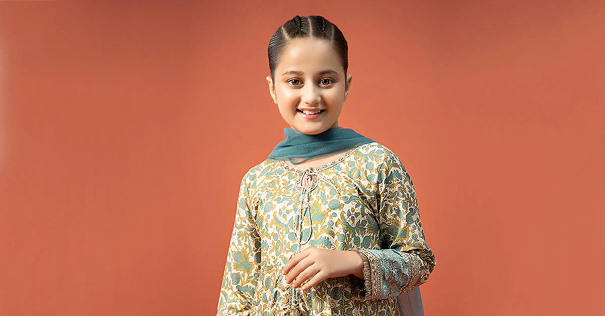 3 Piece Printed Linen Suit - Image 5