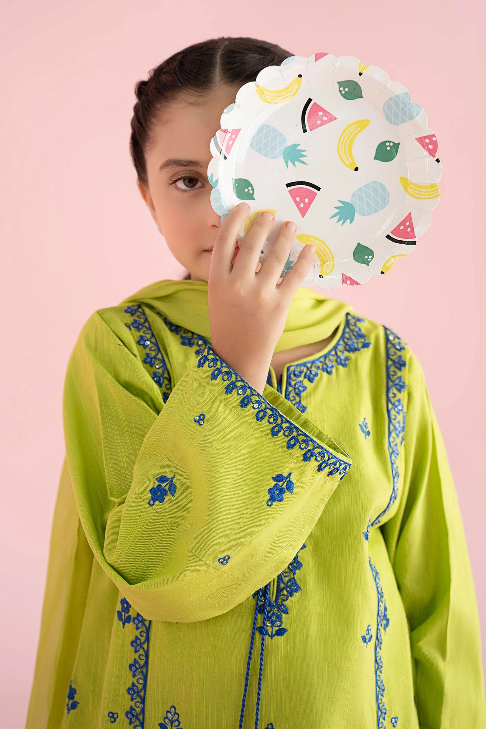 3 Piece Embroidered Khaddar Suit - Image 2