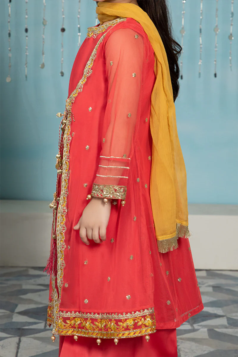 Suit Coral Pink MKS-EA22-05 - Image 2