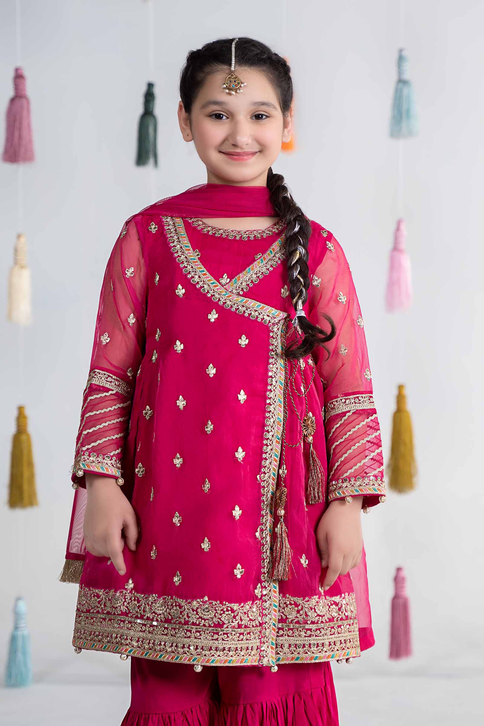 3 Piece Embroidered Organza Suit - Image 6