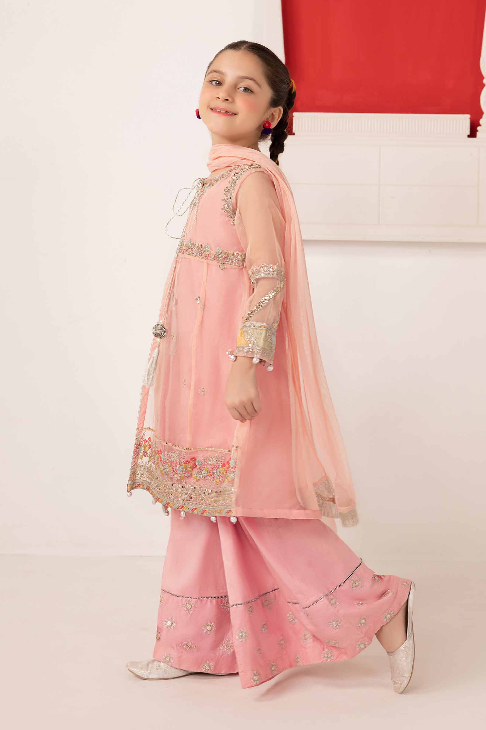 3 Piece Embroidered Organza Suit - Image 3
