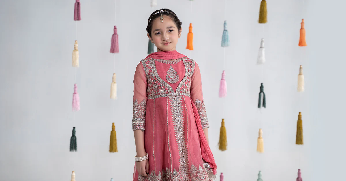 3 Piece Embroidered Organza Suit - Image 7