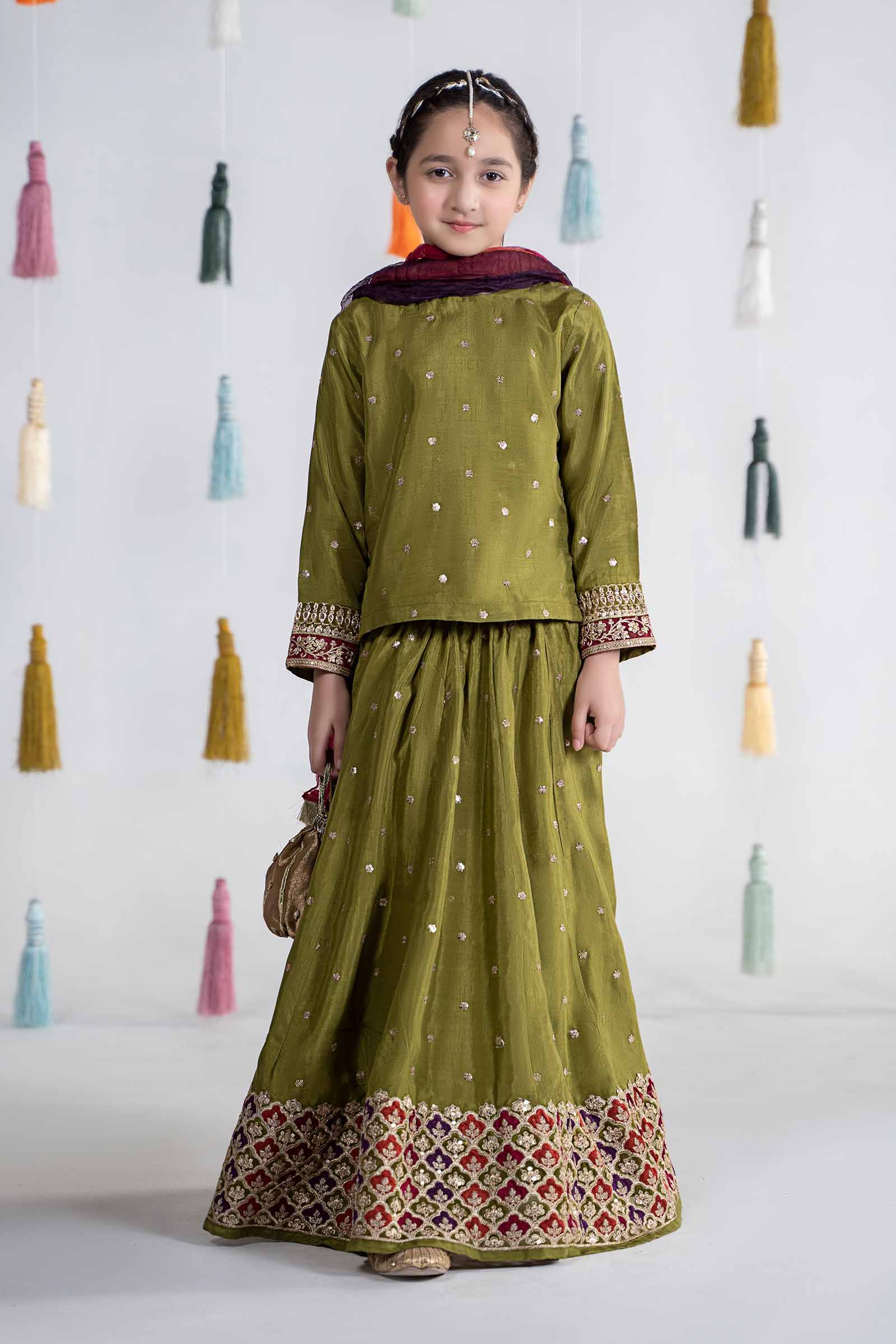 3 Piece Embroidered Bamber Raw Silk Suit - Image 6
