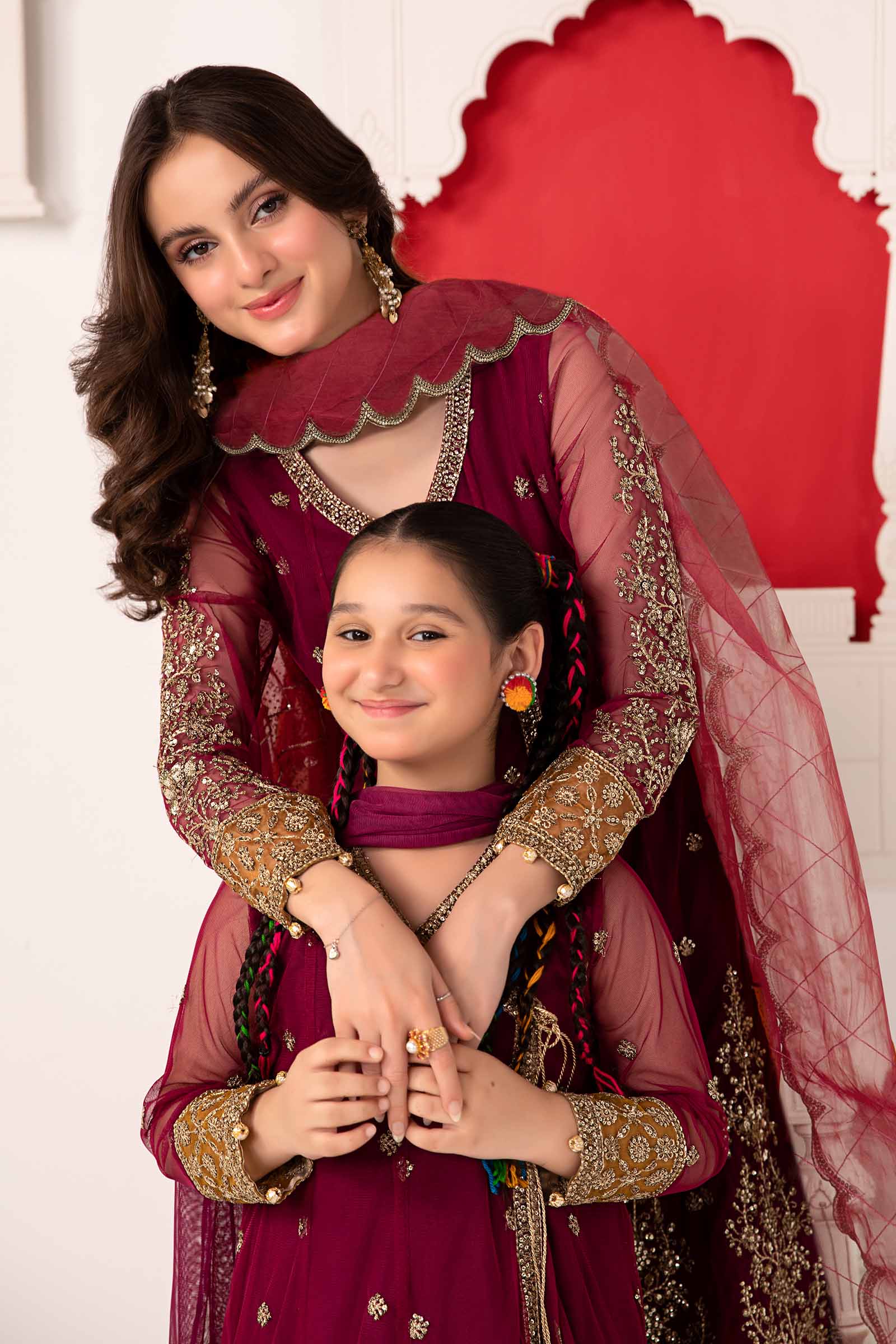 3 Piece Embroidered Net Suit - Image 3