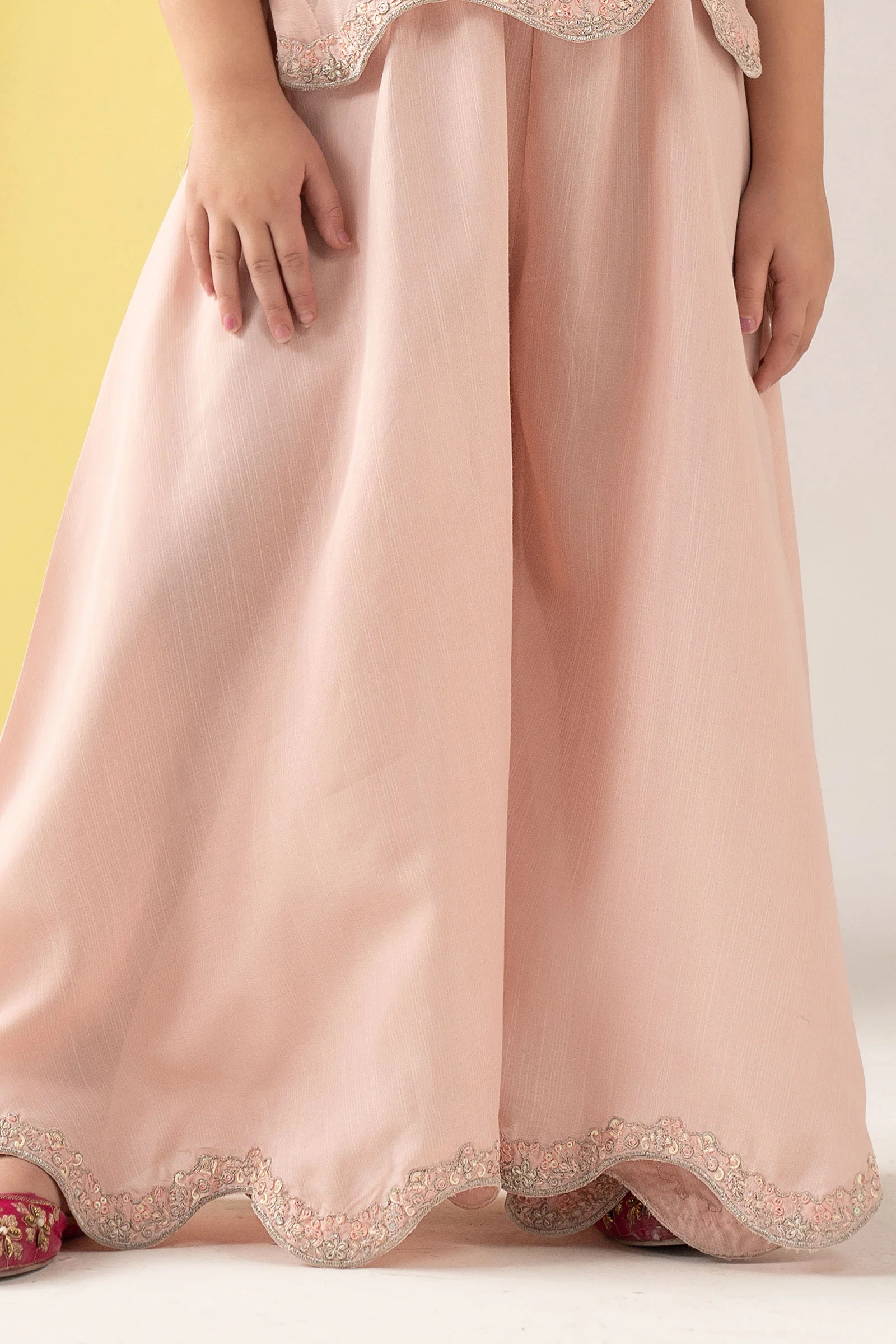 2 Piece Embroidered Chiffon Suit - Image 4