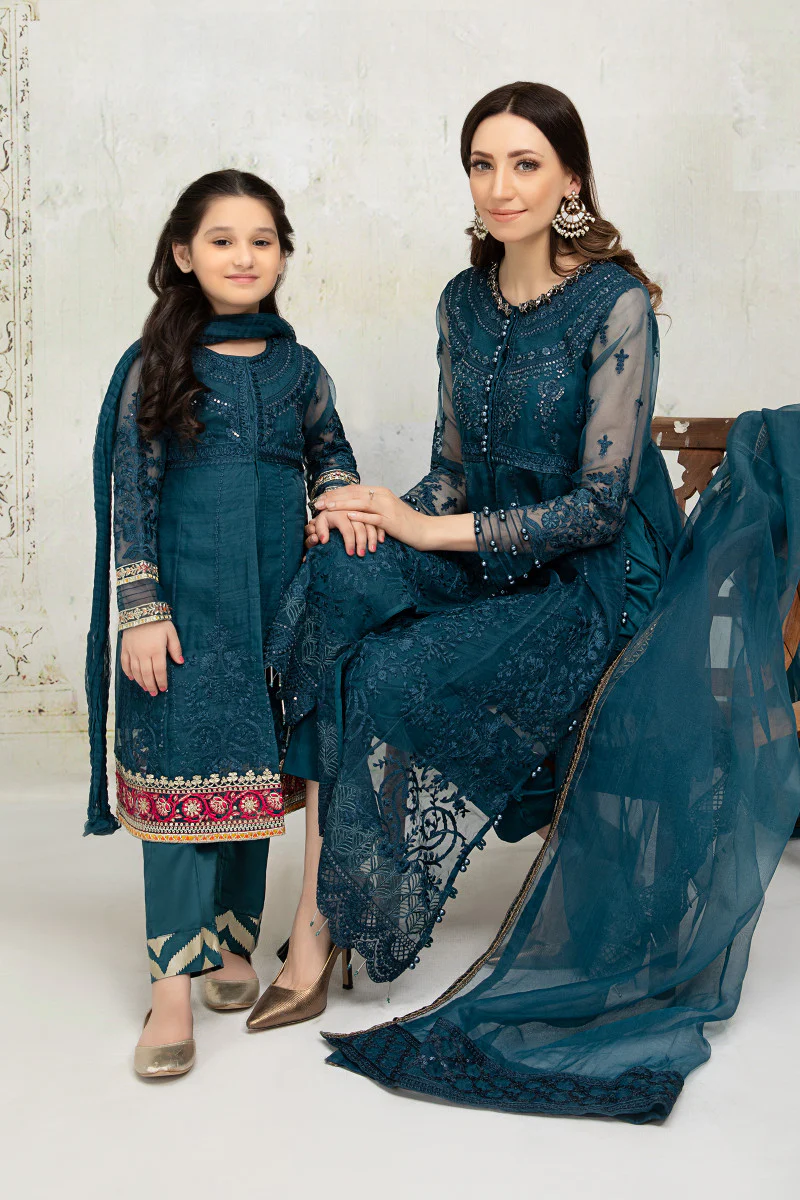 Suit Teal Blue MKS-EF21-25 - Image 3