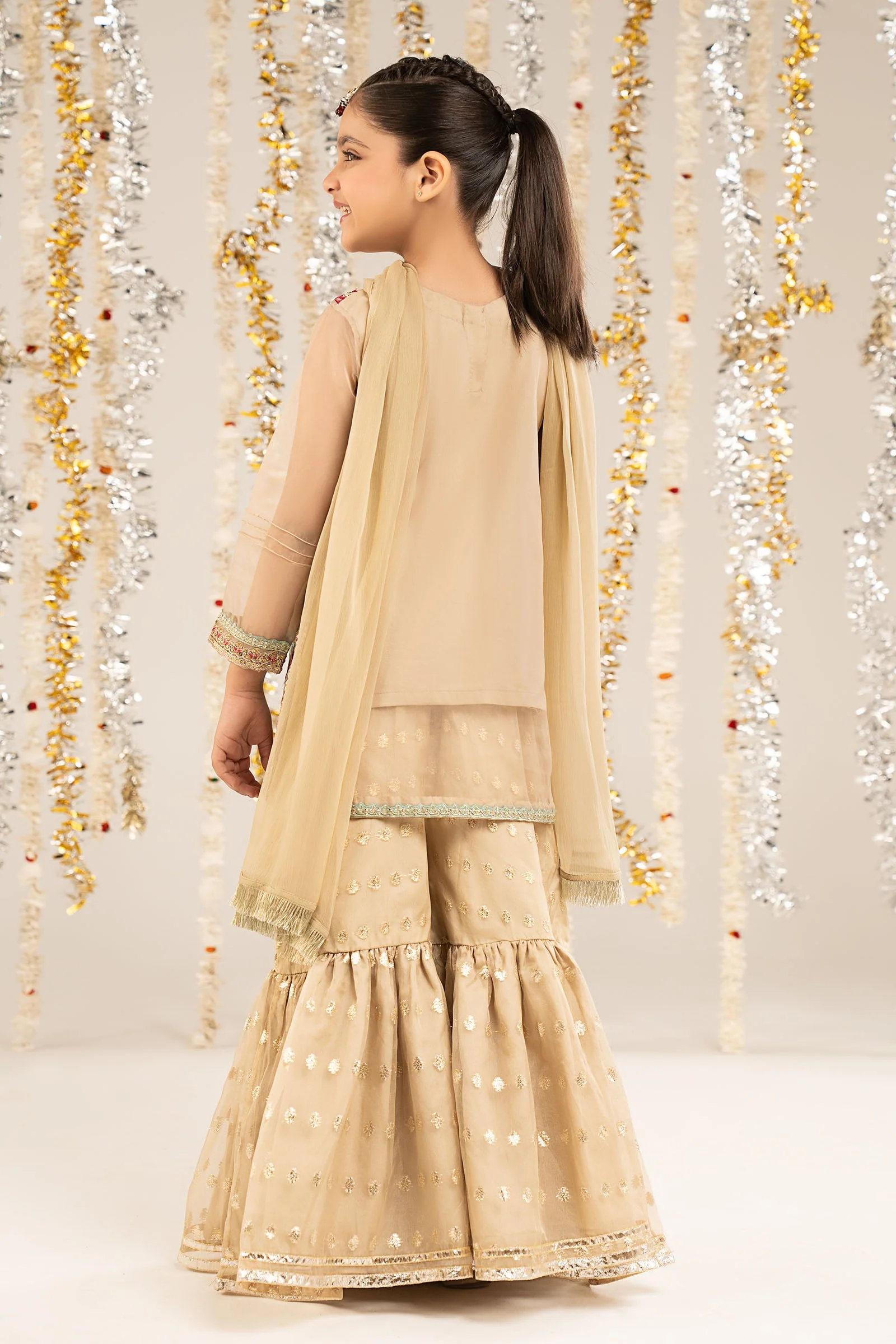 2 Piece Embroidered Organza Suit - Image 7
