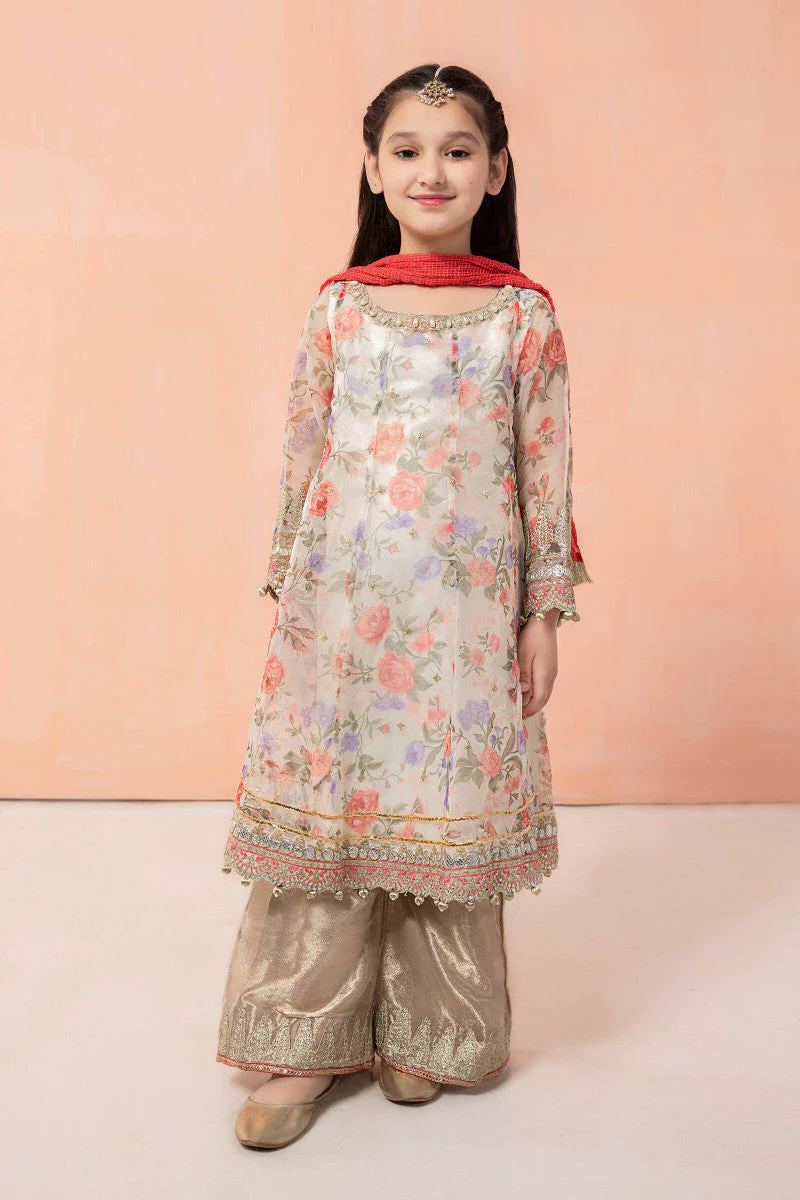 3 Piece Embroidered Suit