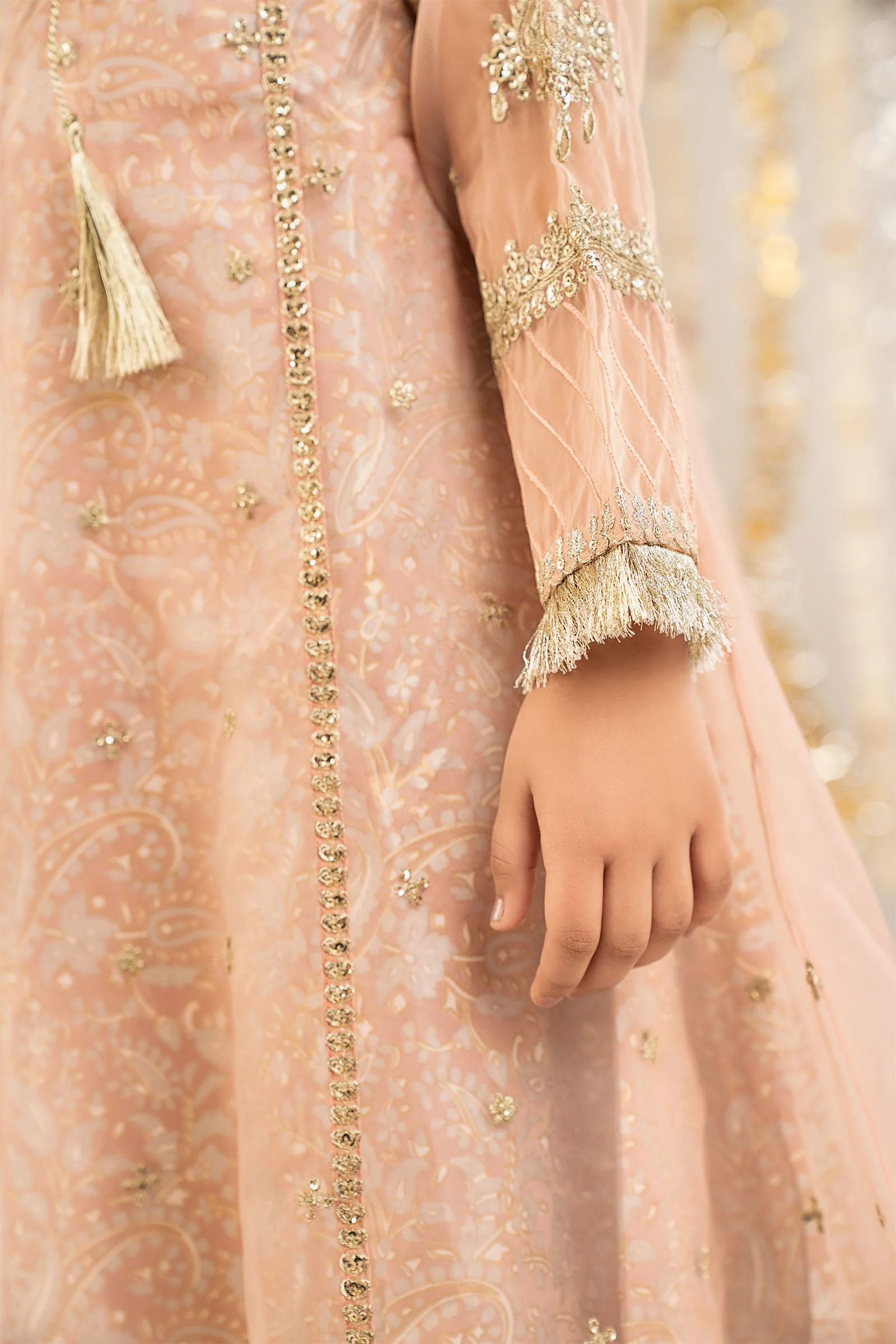 2 Piece Embroidered Organza Suit - Image 5