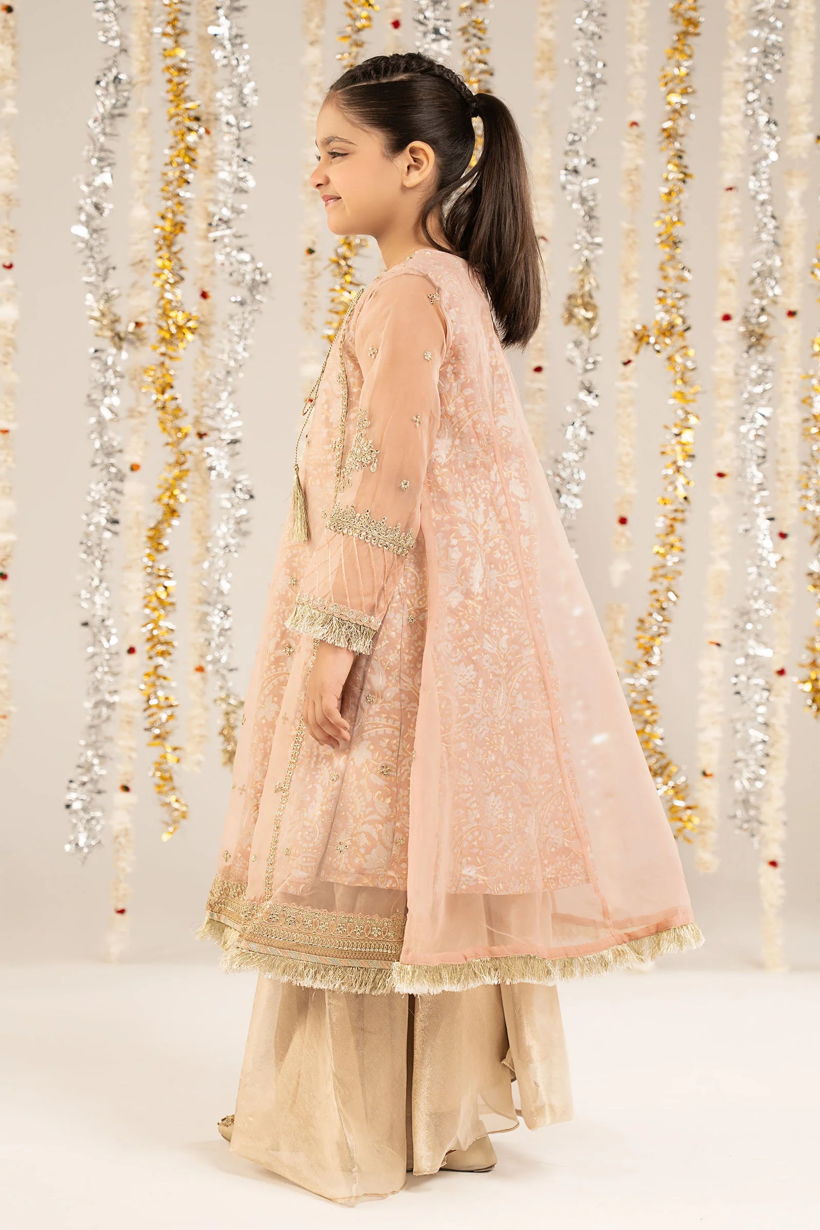 2 Piece Embroidered Organza Suit - Image 7