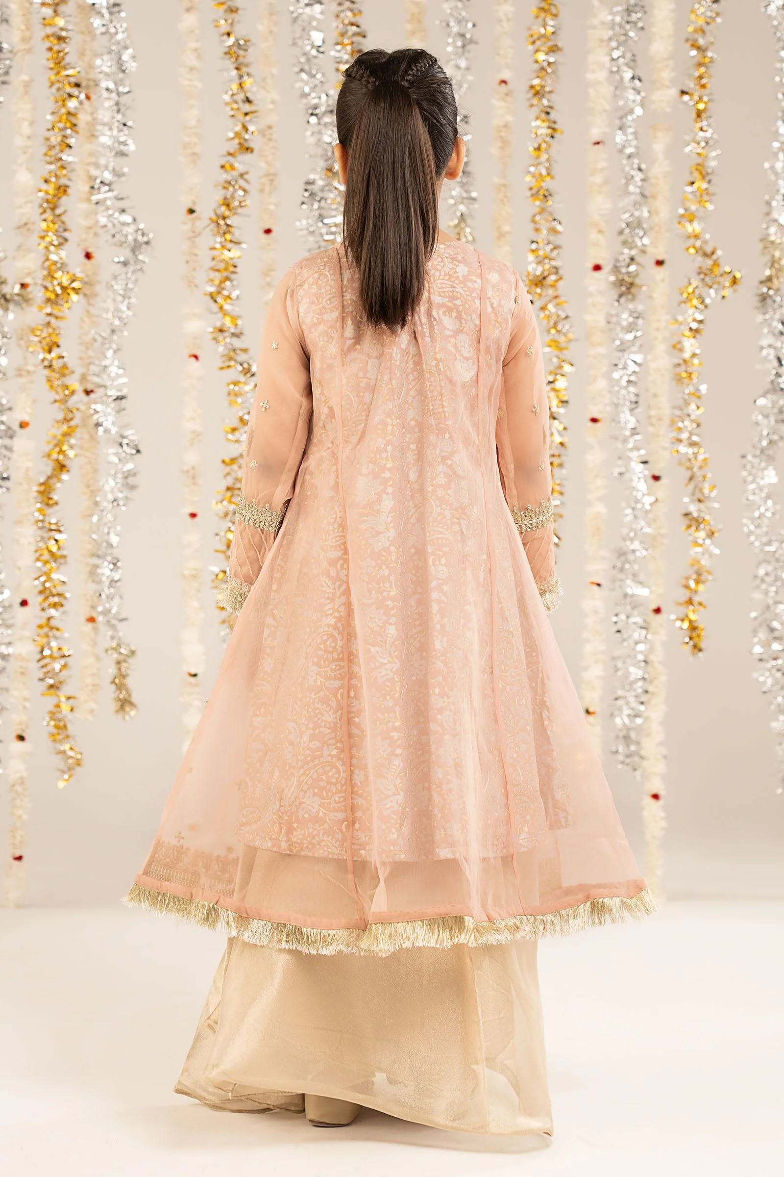 2 Piece Embroidered Organza Suit - Image 8