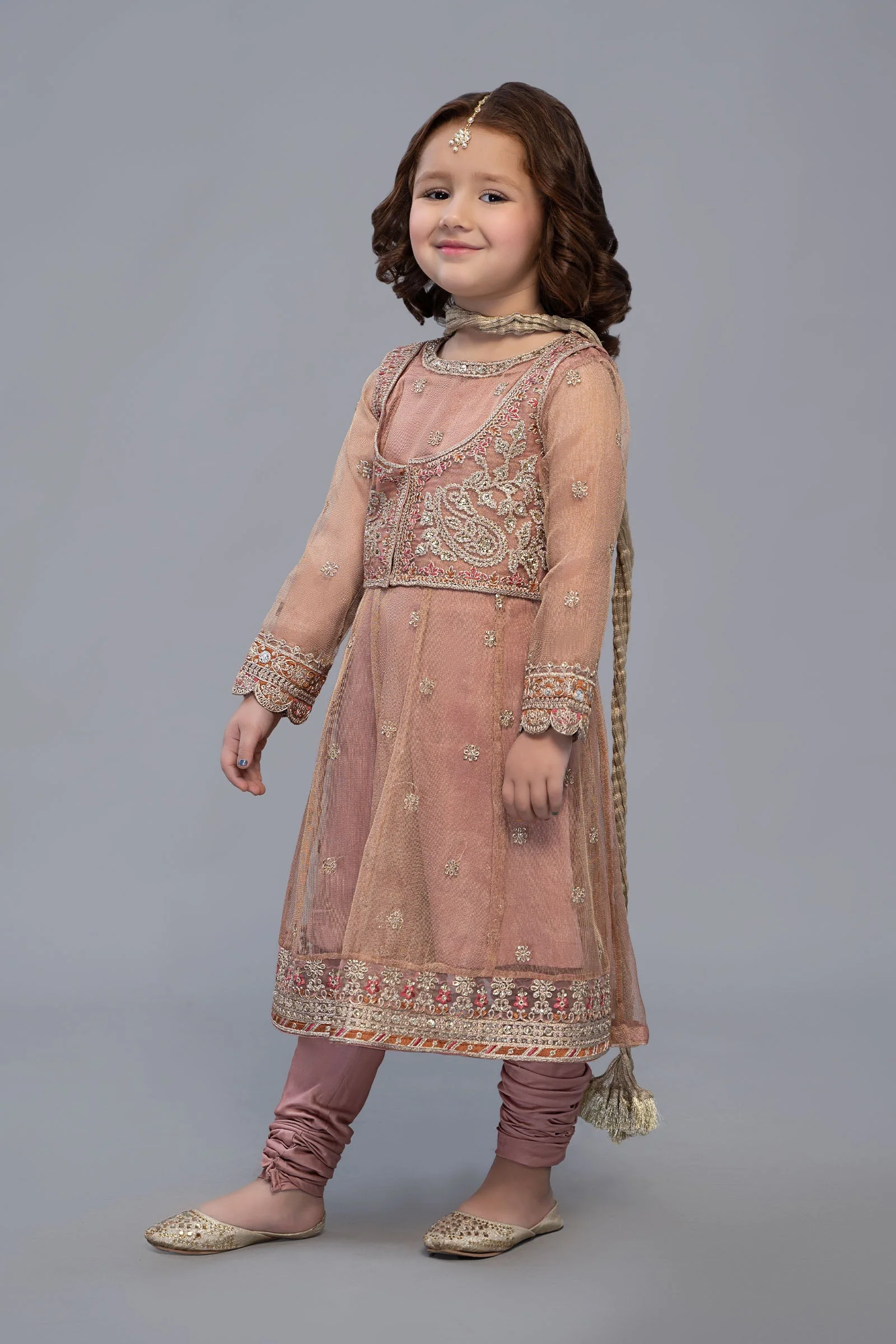 3 Piece Embroidered Suit - Image 3