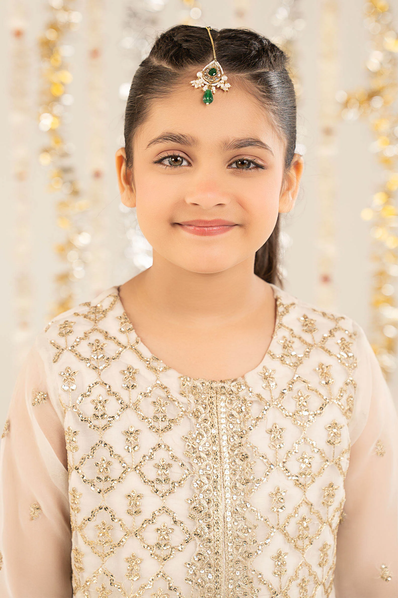2 Piece Embroidered Organza Suit - Image 2