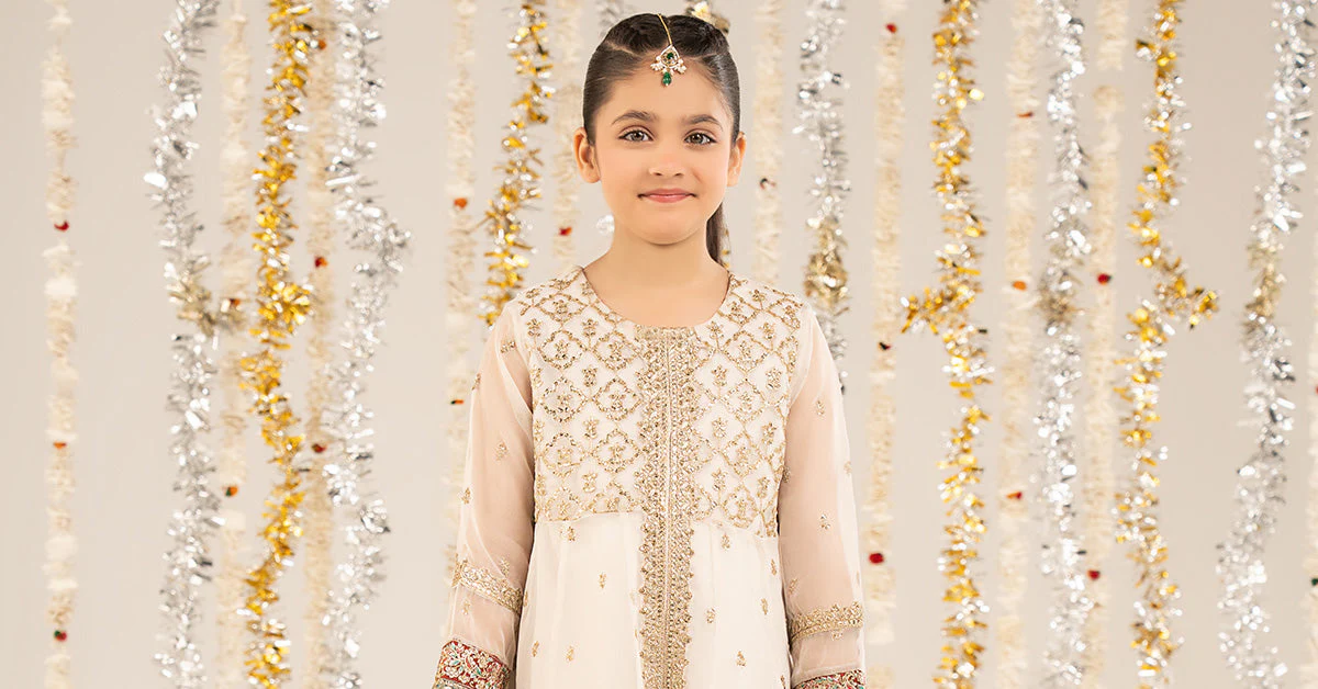 2 Piece Embroidered Organza Suit - Image 9