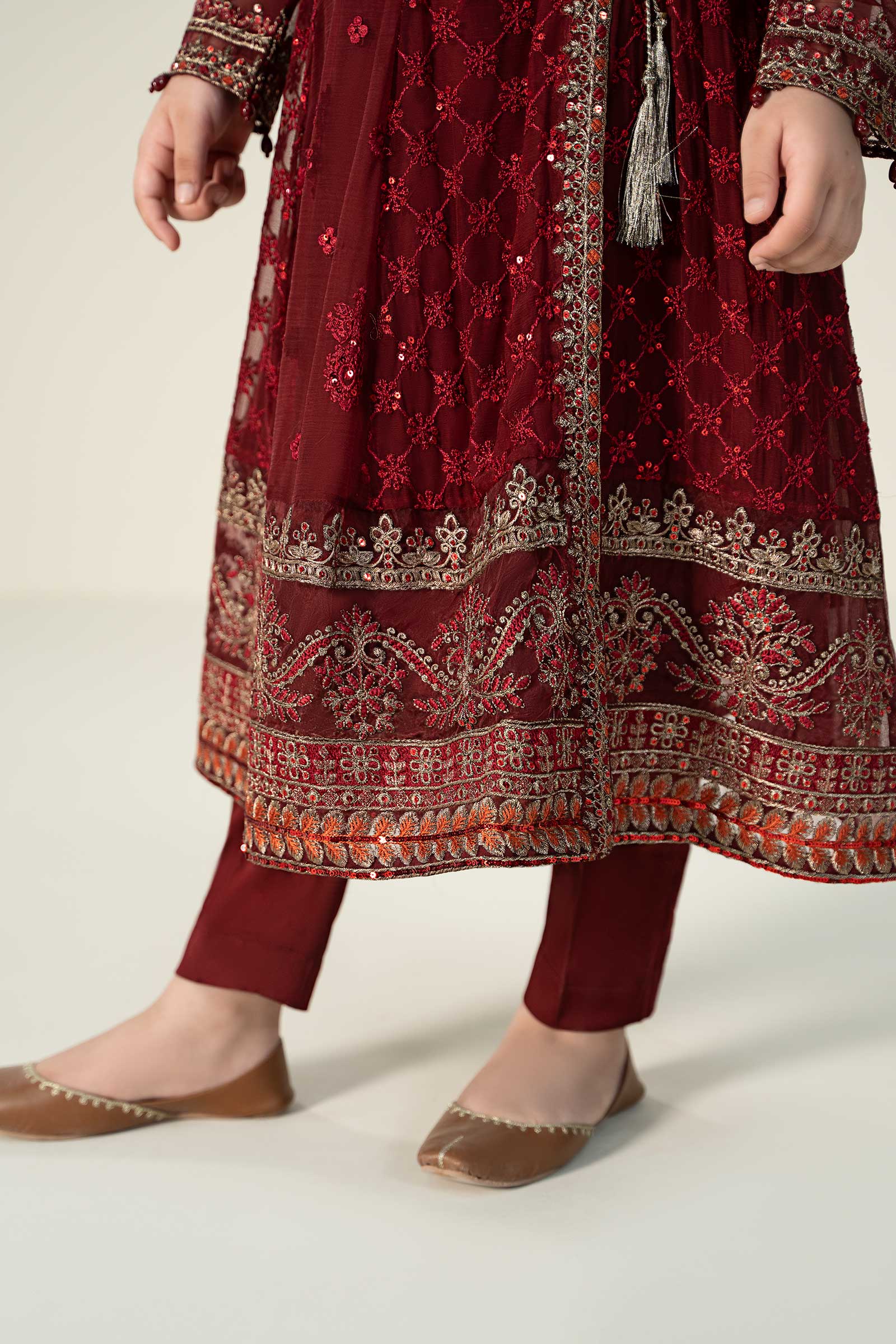 3 Piece Embroidered Suit - Image 3