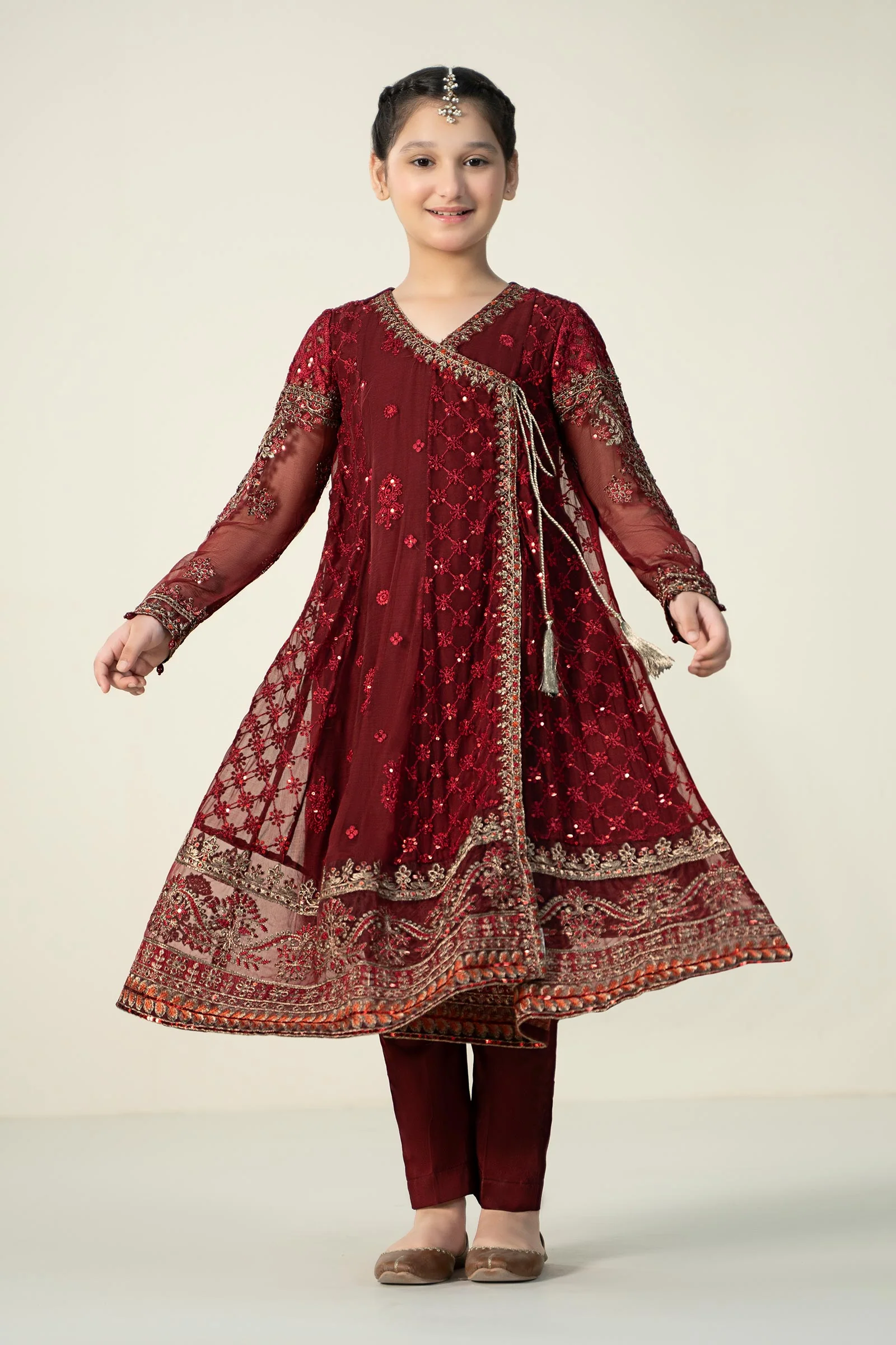 3 Piece Embroidered Suit - Image 4