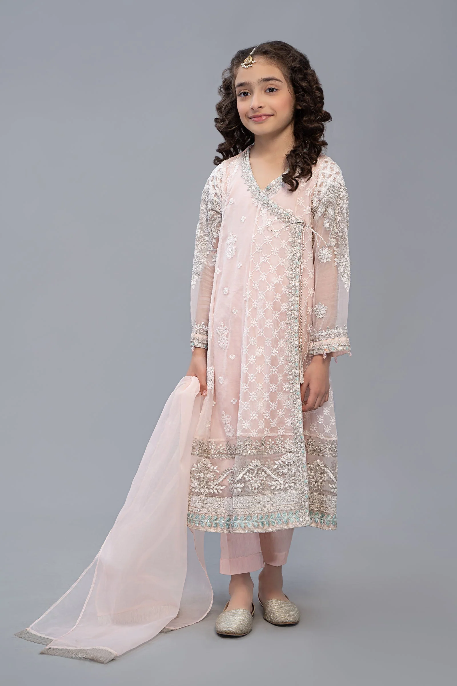 3 Piece Embroidered Suit - Image 3