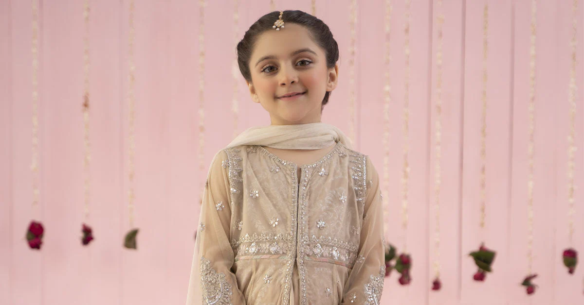 3 Piece Embroidered Net Suit - Image 8
