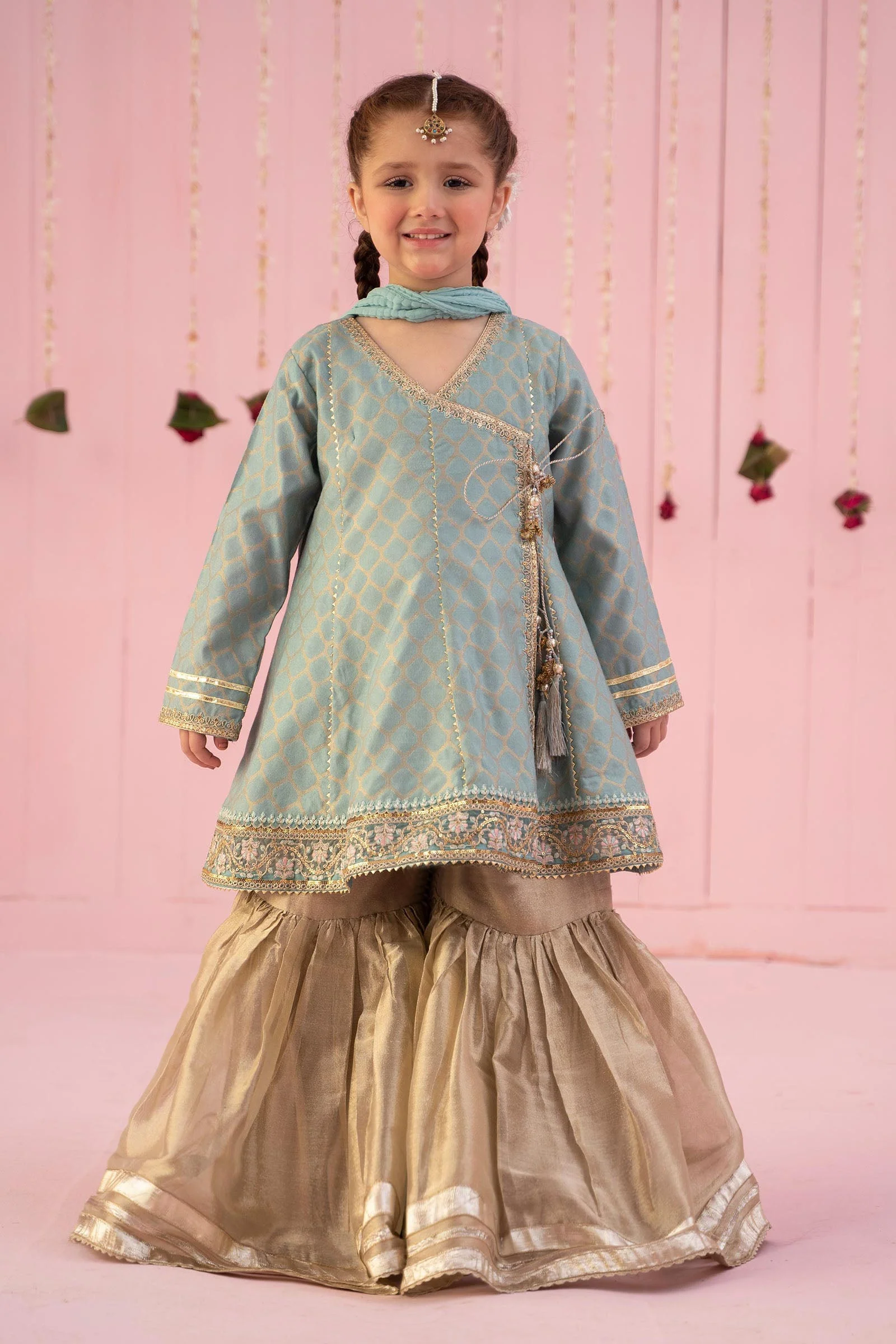 3 Piece Embroidered Jacquard Suit