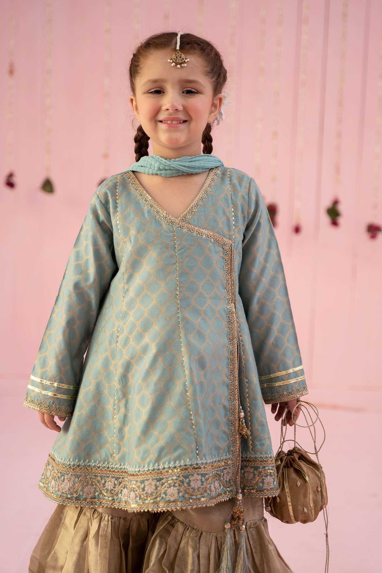 3 Piece Embroidered Jacquard Suit - Image 2