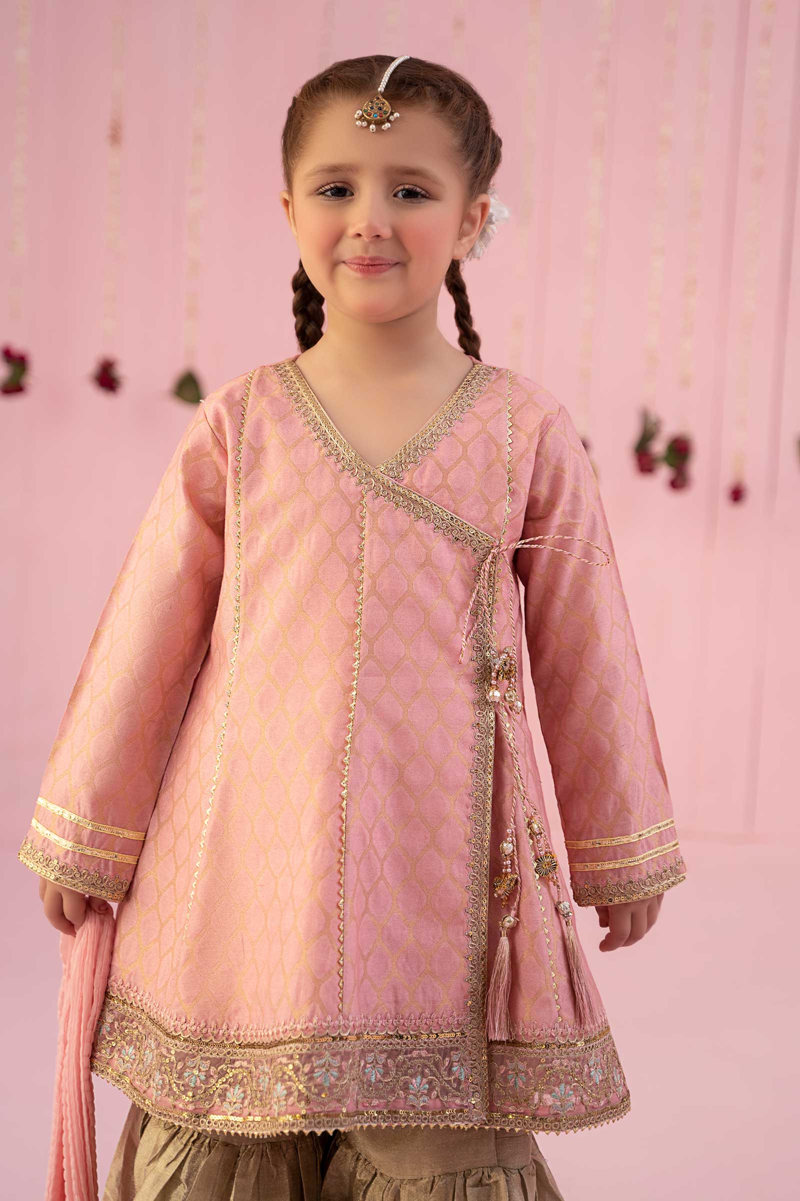 3 Piece Embroidered Jacquard Suit - Image 2