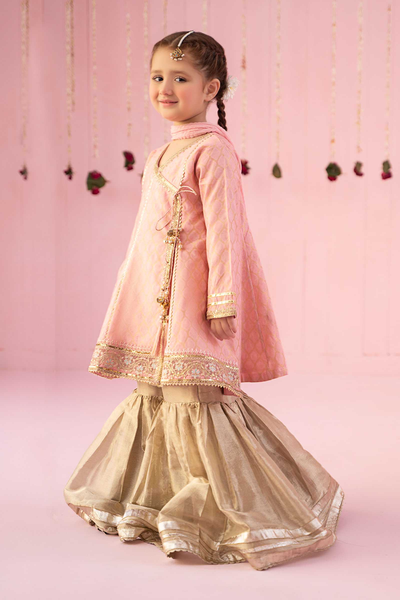 3 Piece Embroidered Jacquard Suit - Image 5